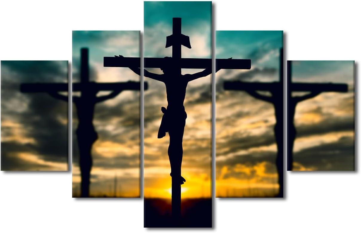 our Honest Review: TUMOVO Christ Cross 5-Panel Wall Art