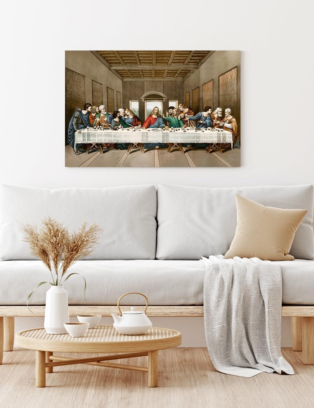 Our Review of IPIC’s last Supper Canvas: Quality & Vibrant colors