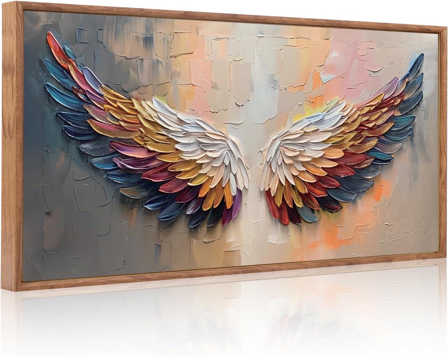 Our Honest Review of Aurlan’s Vibrant Angel ⁤Wings‍ Wall Art