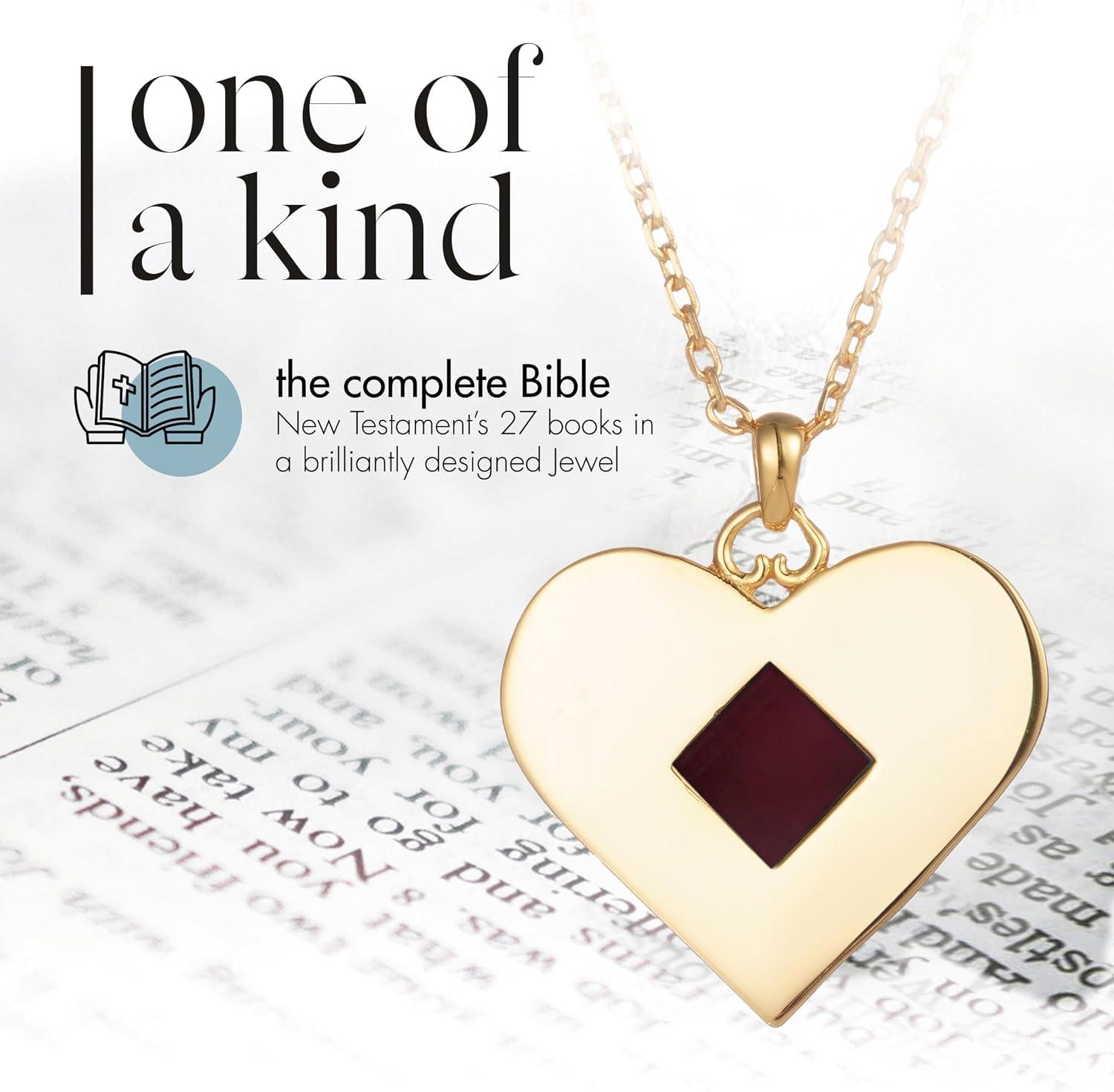 Discovering the Nano Bible Heart Necklace: Faith and Elegance Combined
