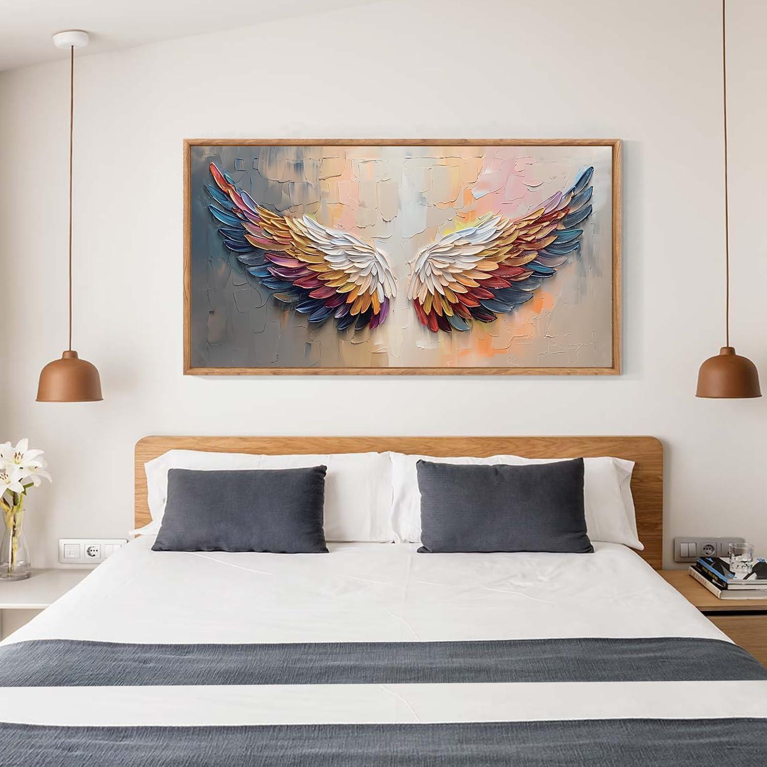 Our ⁢Honest ‍Review ​of Aurlan’s Vibrant Angel Wings Wall Art