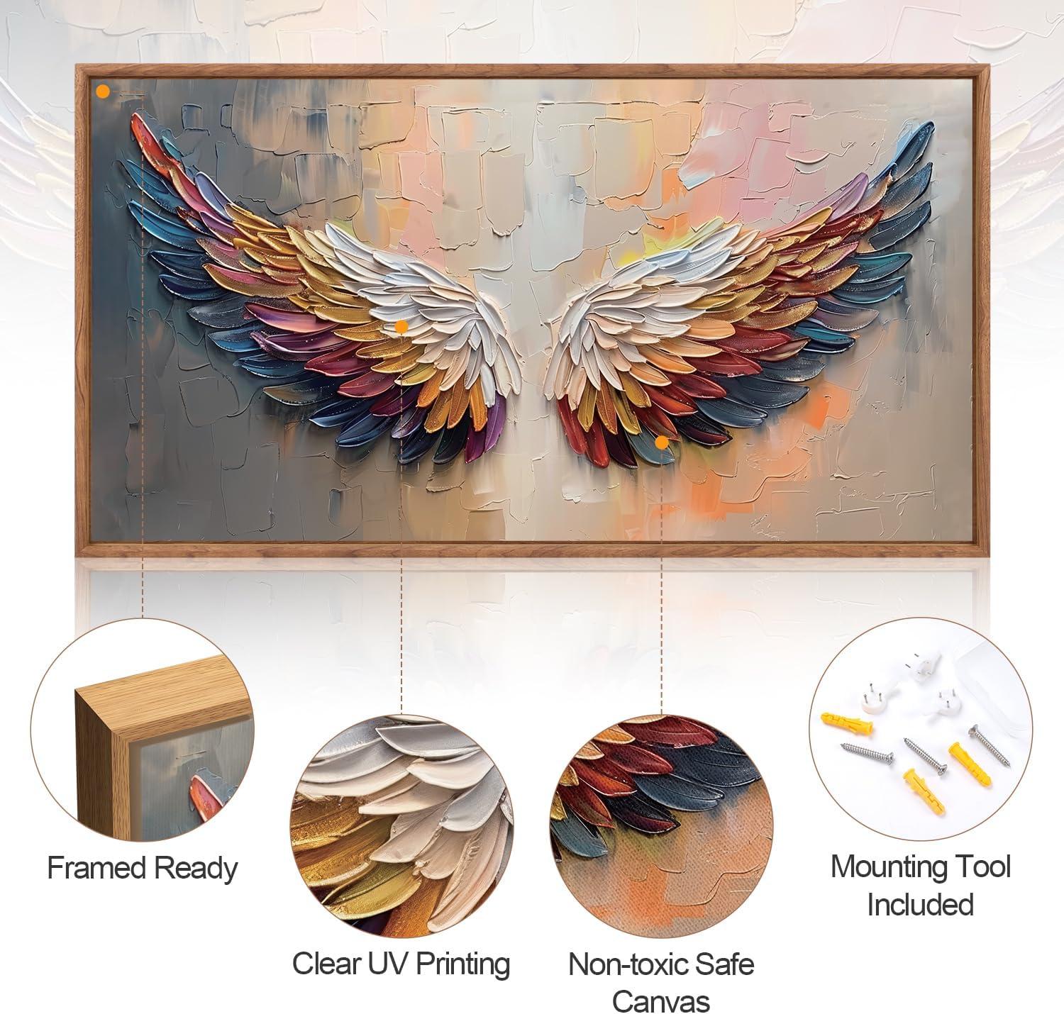 Our​ Honest Review‍ of Aurlan’s ‌Vibrant Angel wings ‌Wall Art
