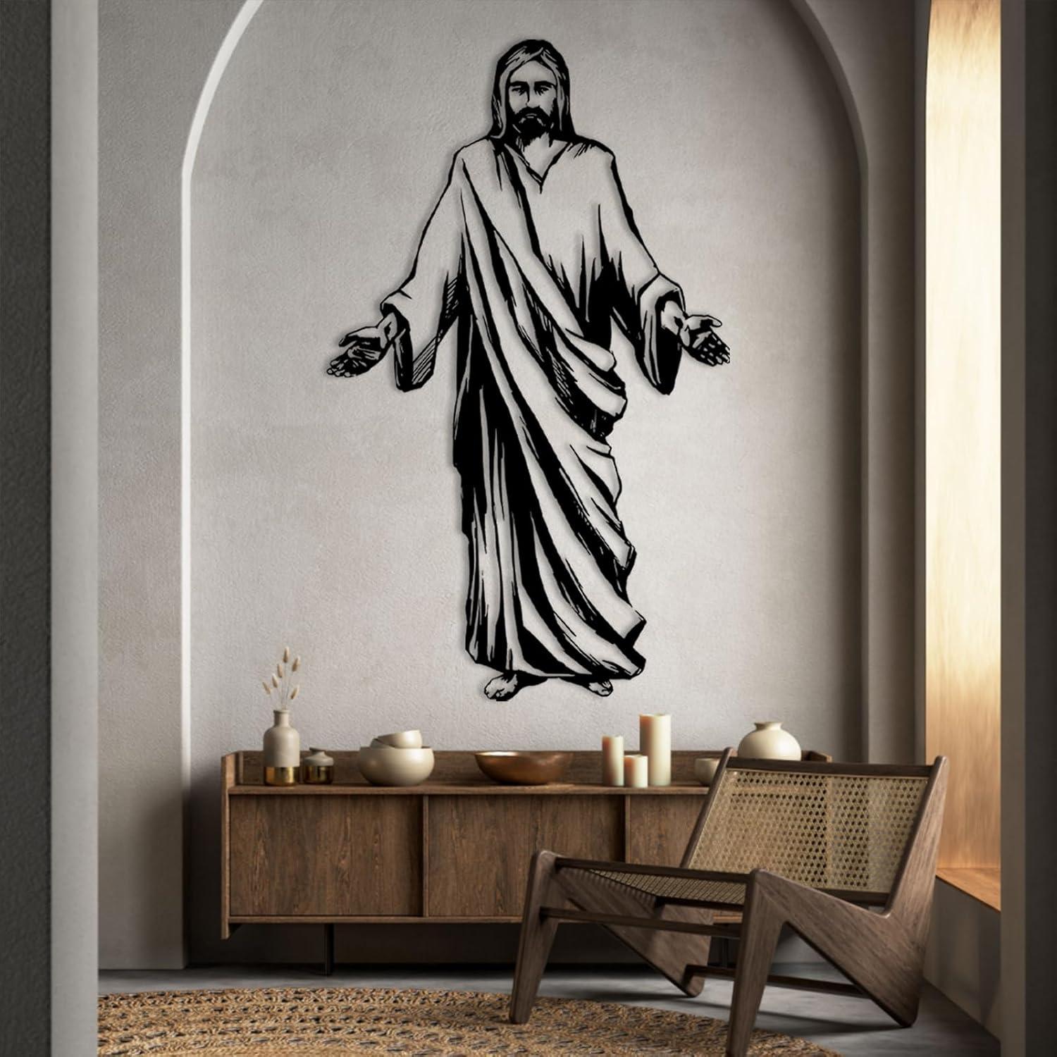 Our Review of flyoak Jesus Metal Wall Art: Inspiring and Durable Decor