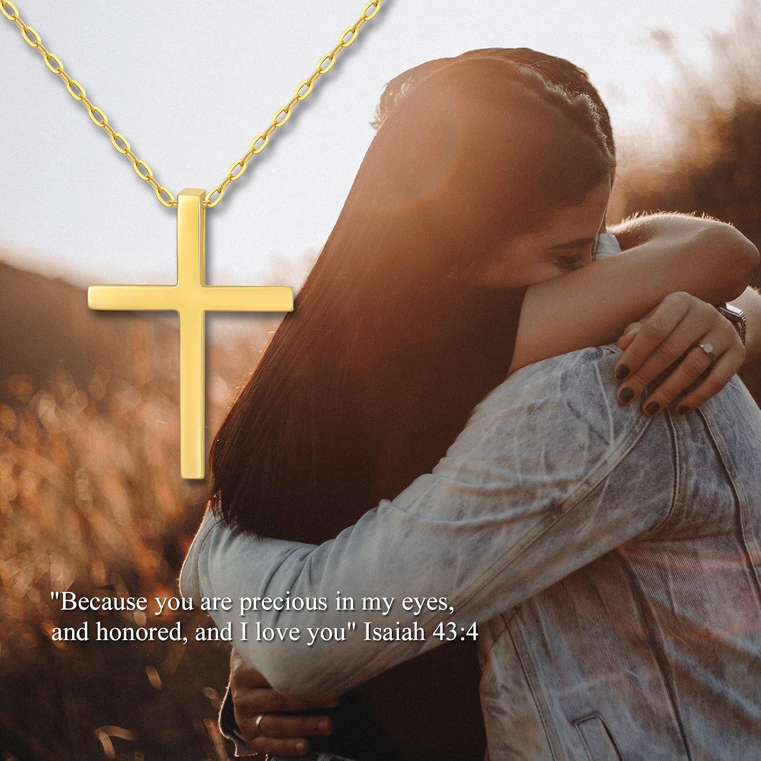 Our honest​ Review of the 14kt Solid Gold Cross Necklace for Women