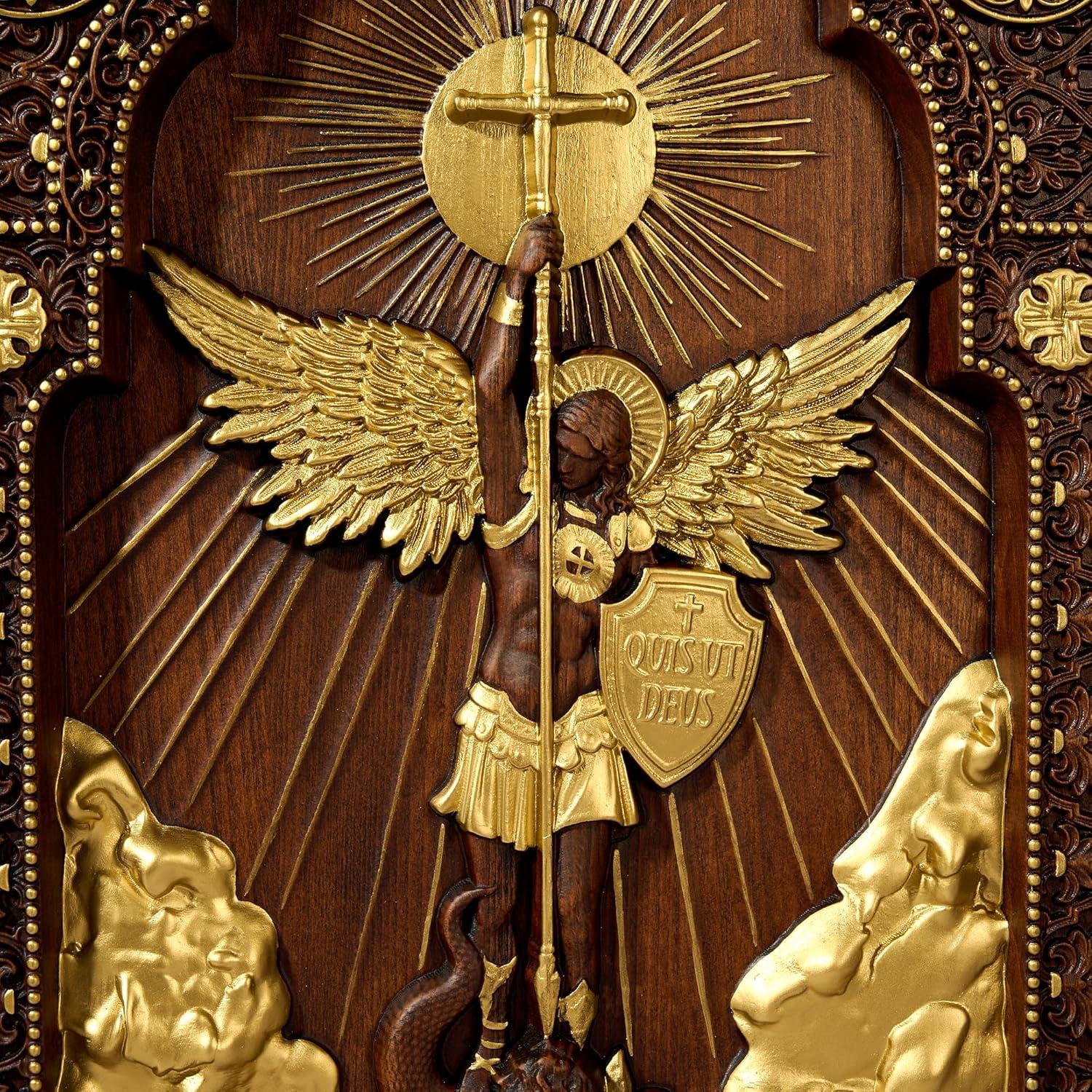 Why We Love Our Handmade Archangel Michael Wooden Wall art