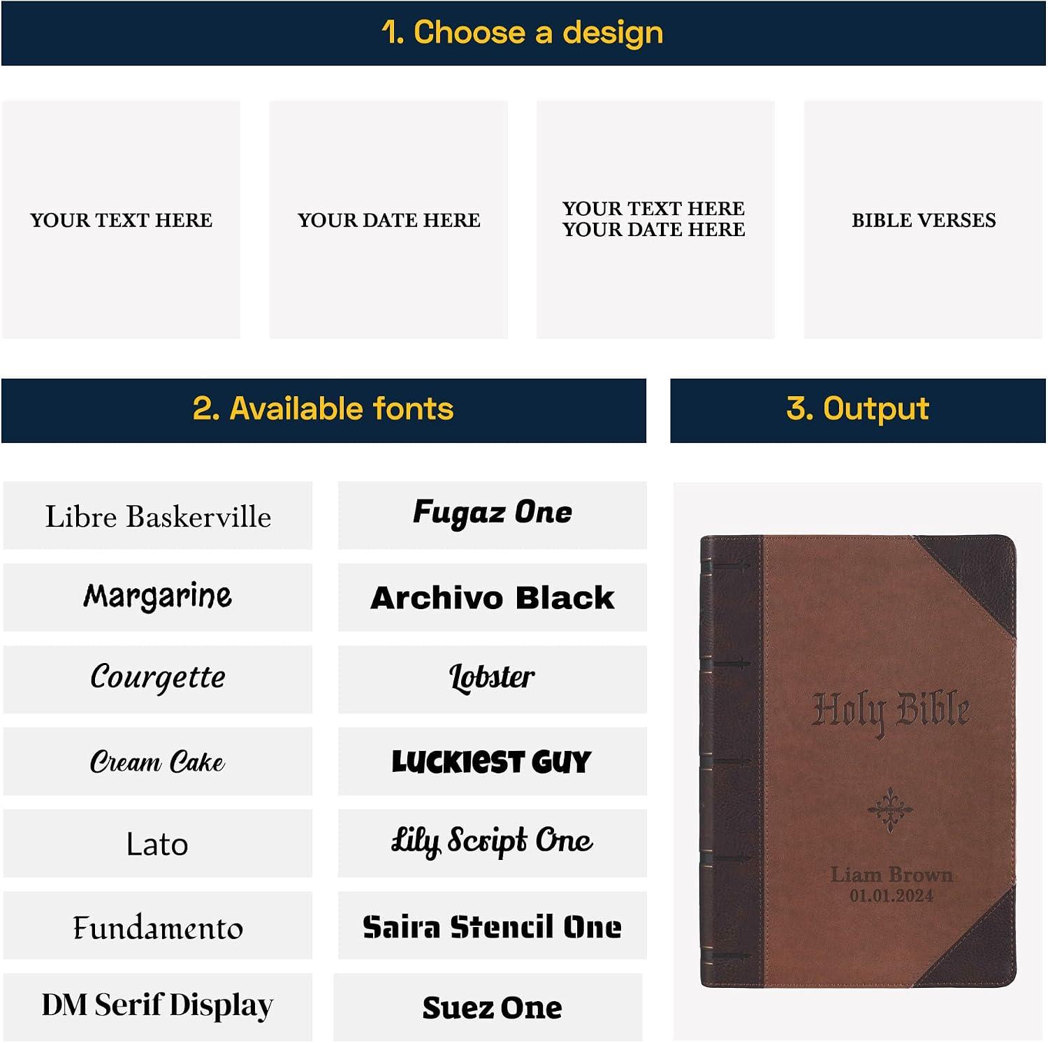 Why We Love the Personalized KJV Giant Print Bible for Adults