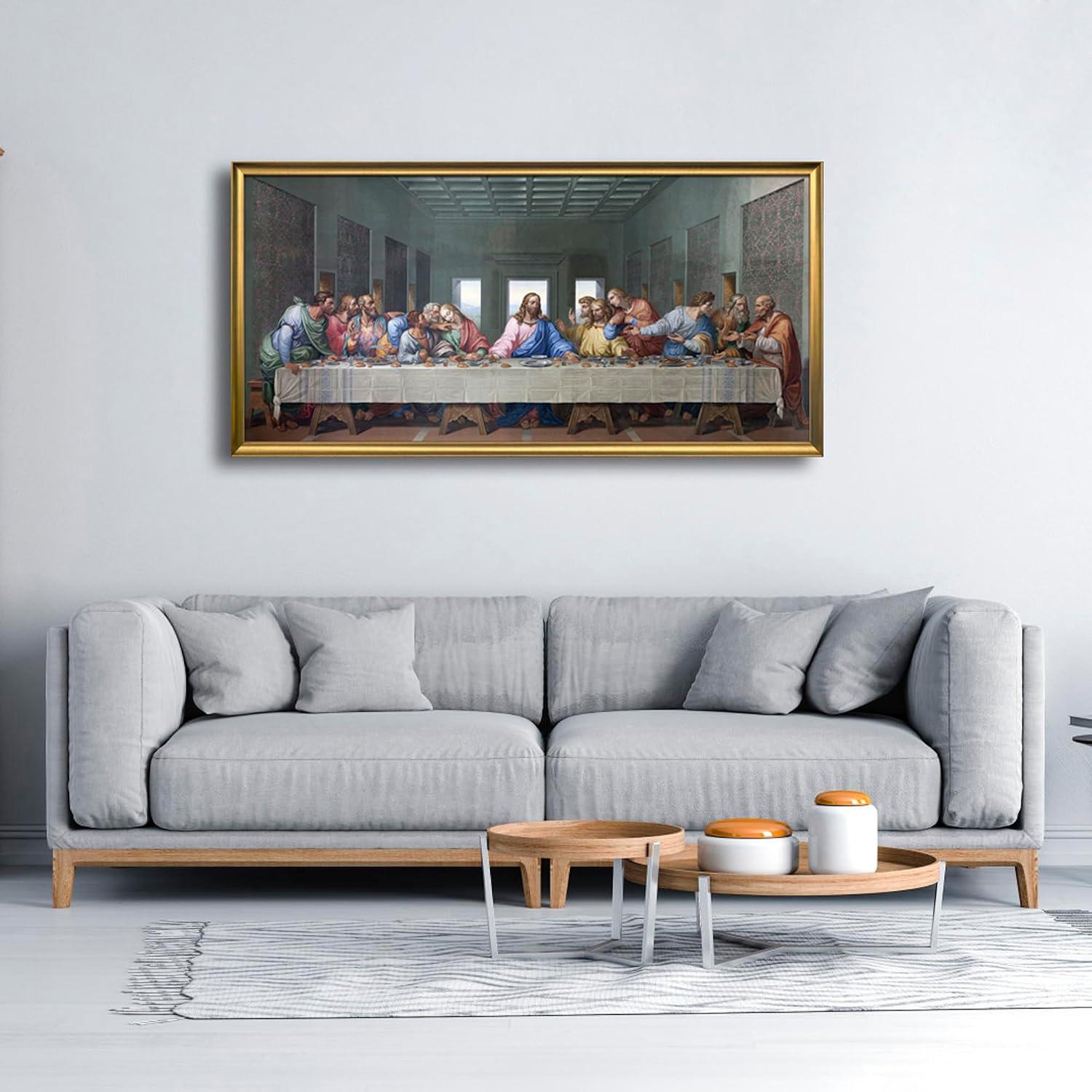Our Review of Wieco Art’s Last Supper Canvas with Bronze Gold Frame