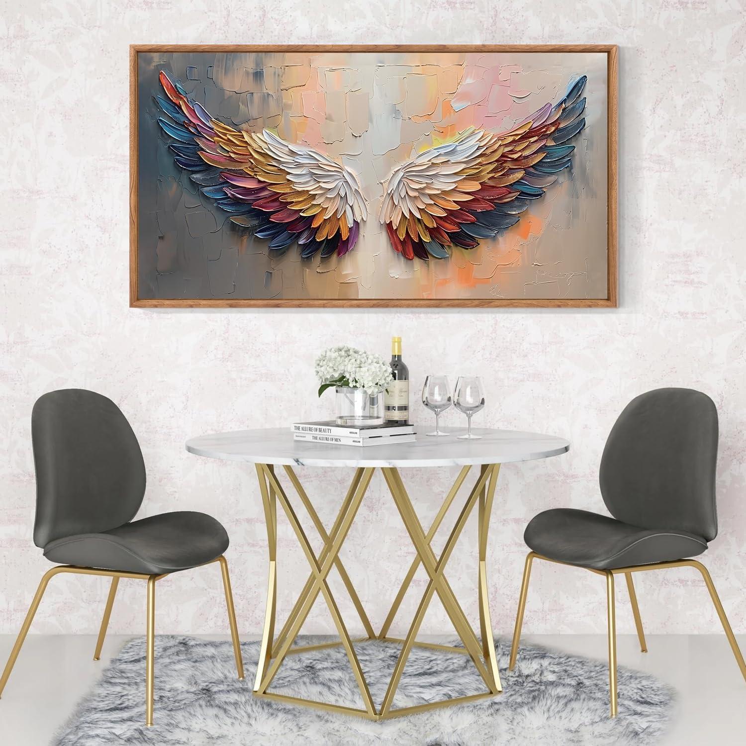 Our Honest Review ⁢of⁣ Aurlan’s Vibrant Angel Wings⁣ Wall Art