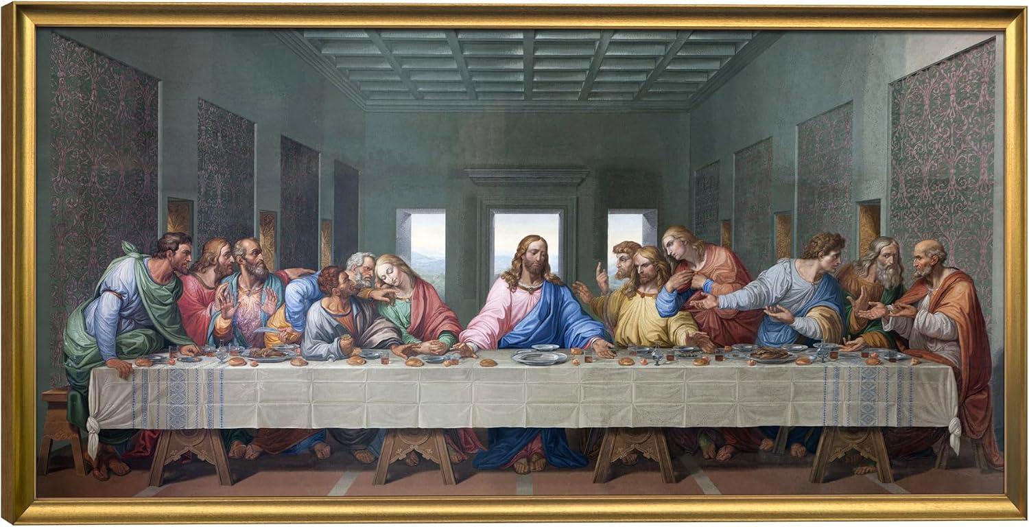 Our Review of Wieco Art’s Last Supper Canvas with Bronze Gold Frame