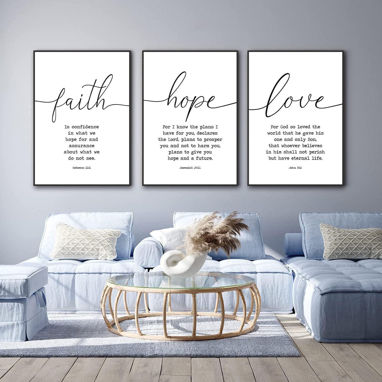 Why We Love ⁢the Faith Hope‌ and ‍Love ‌Canvas Wall Art Set