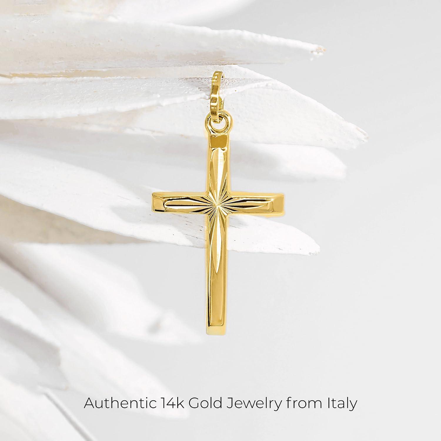 Our Honest Review: Forme di Lucchetta 14k Gold Cross pendant