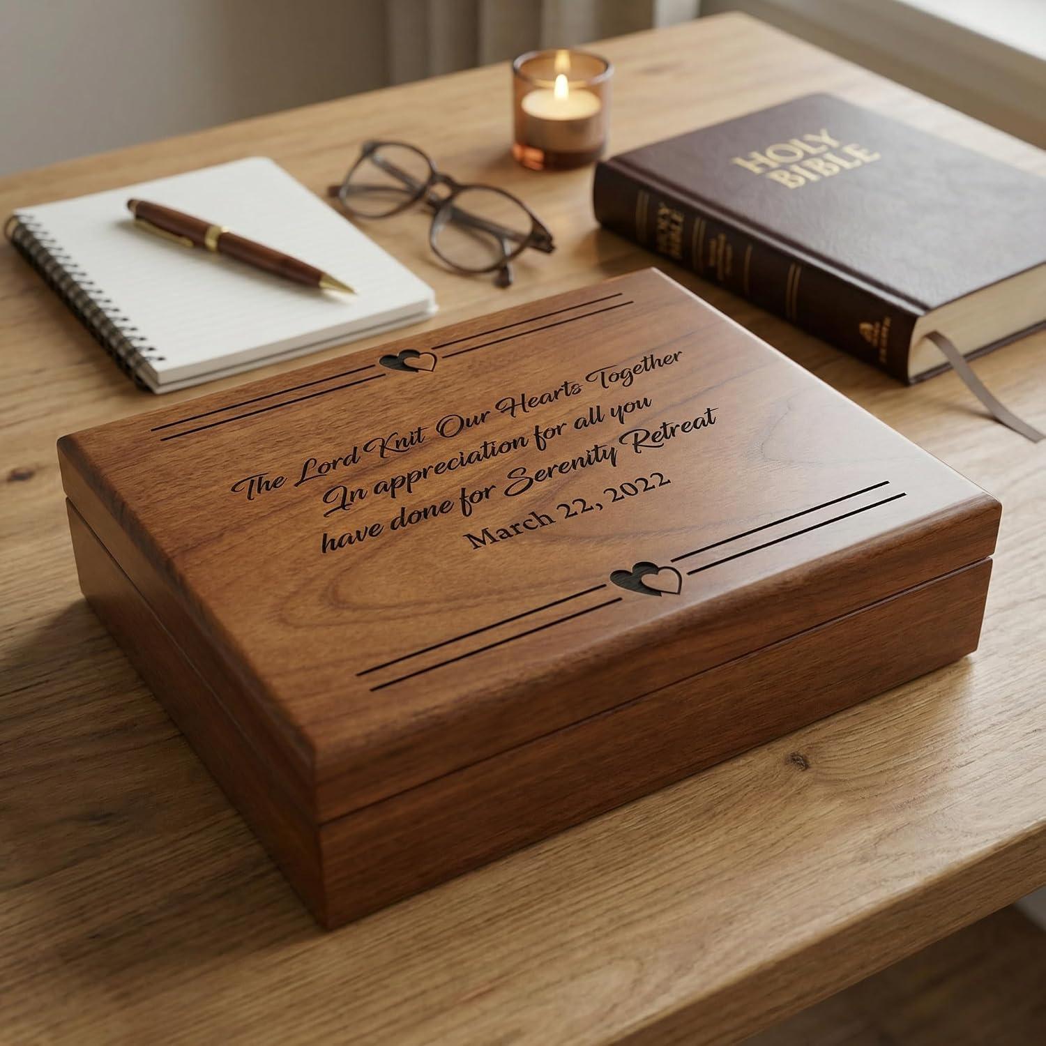 Our Review: Lovely Personalized Wooden Scripture Prayer Box