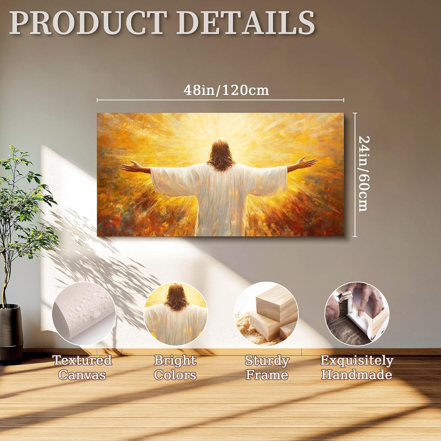 Our Review: SERIMINO Christian Jesus Canvas Art’s beauty & quality