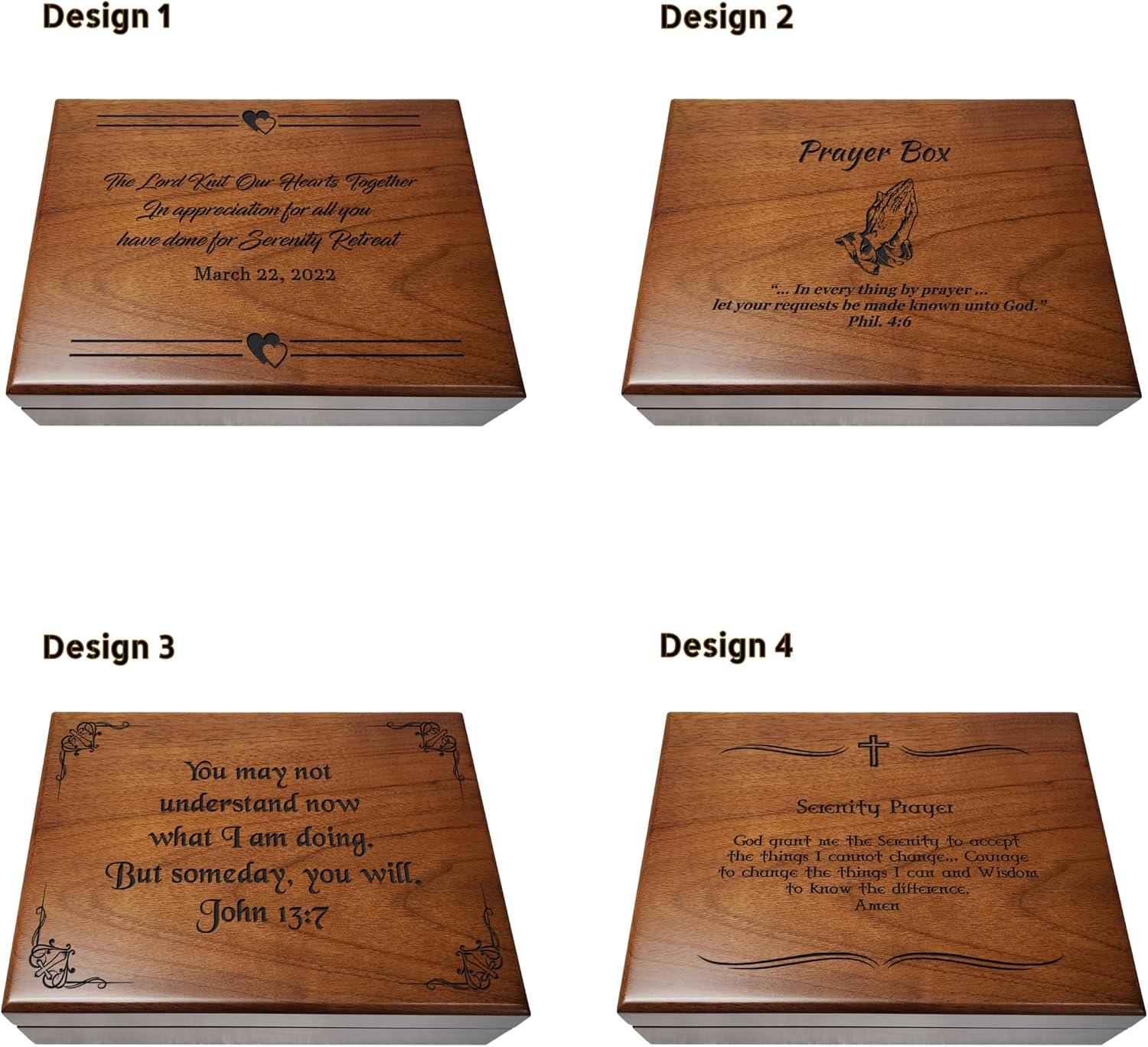 Our Review: Beautiful Personalized Wooden Scripture Prayer Box