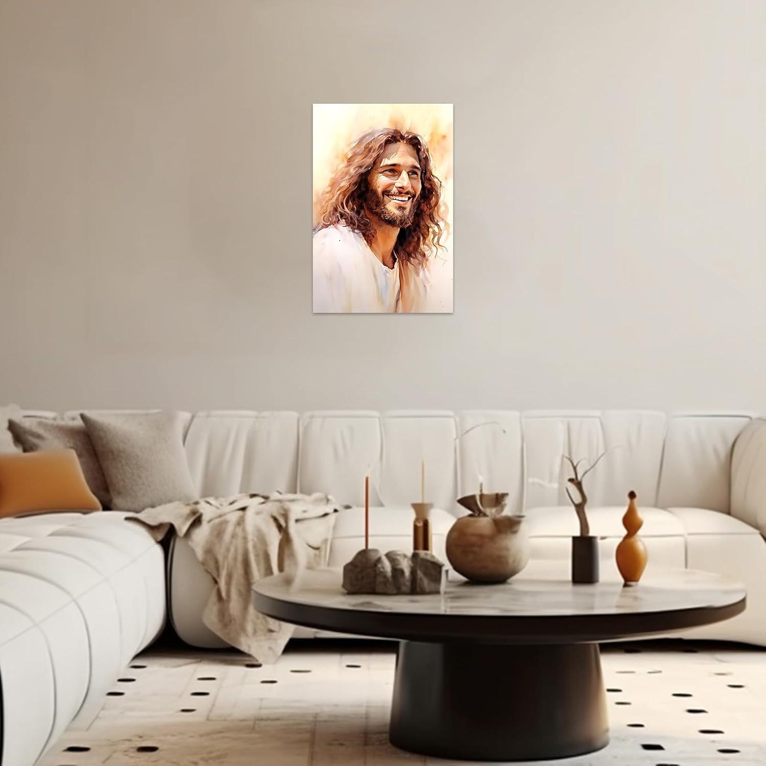 Our Honest Review: CCWACPP Laughing Jesus⁢ Wall Art 24x36
