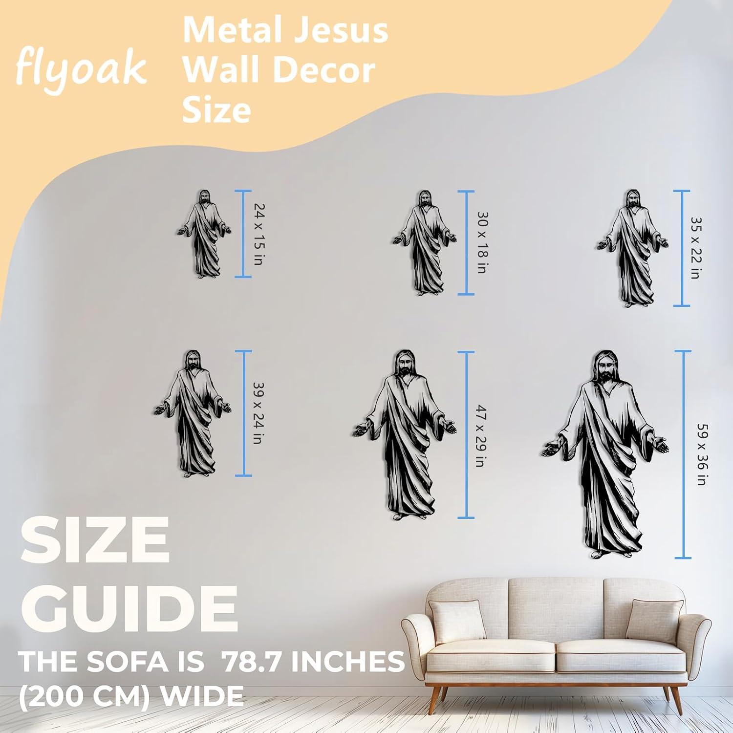 Our Review of flyoak Jesus Metal Wall Art: Inspiring and Durable Decor