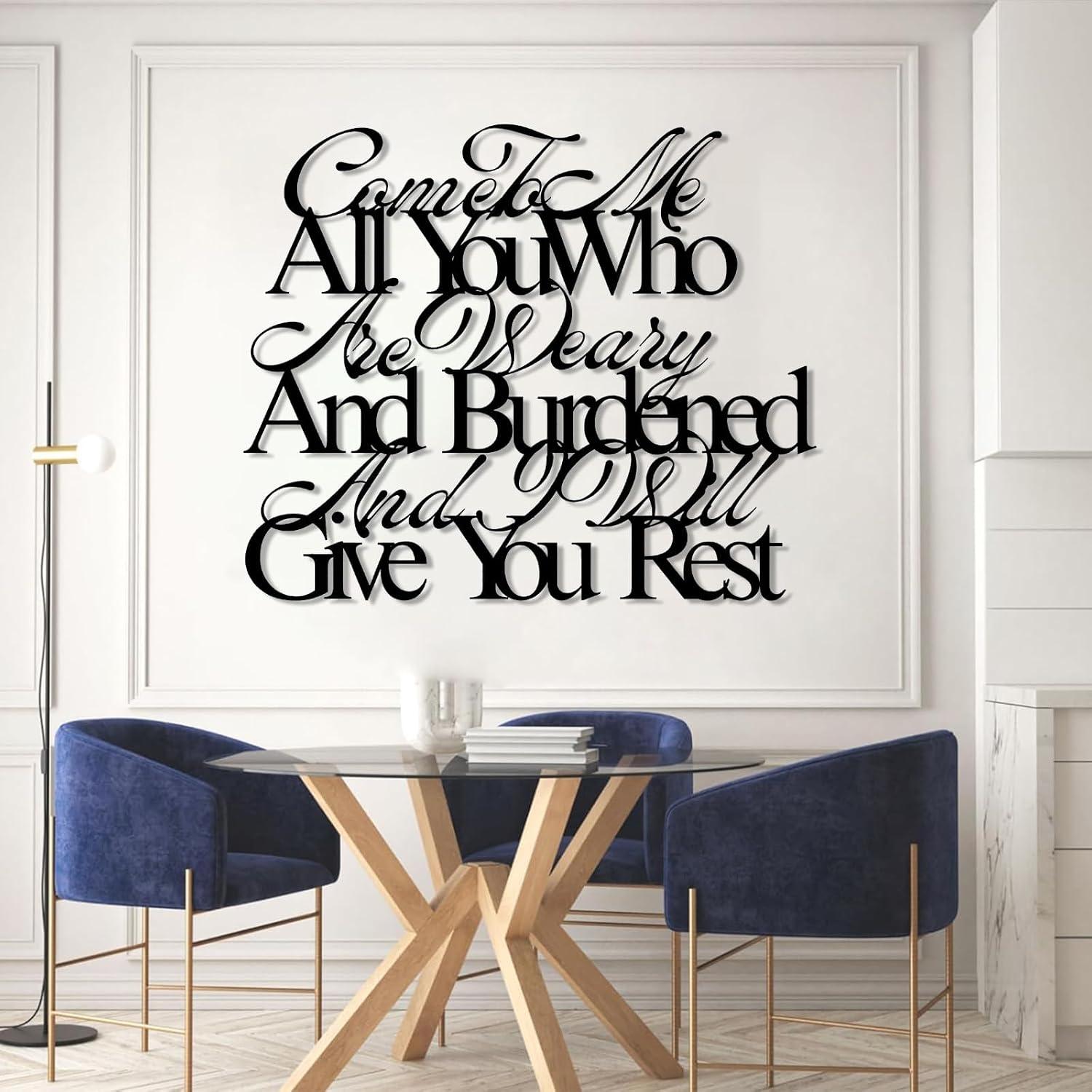 Our Review of metal bible Verse Wall Decor: Faith Meets Style