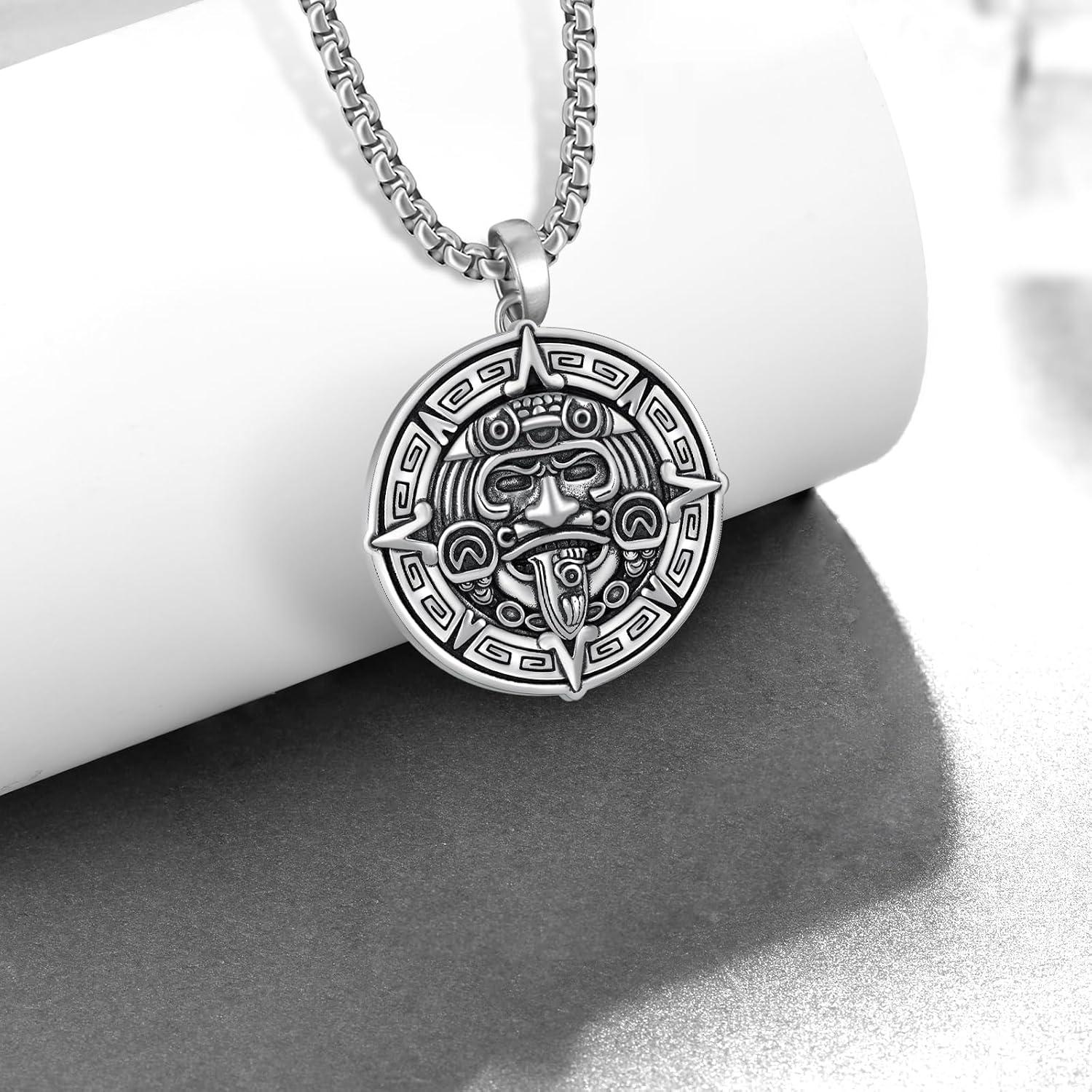 Our Honest Review: Aztec Mayan Calendar Sterling Silver Necklace