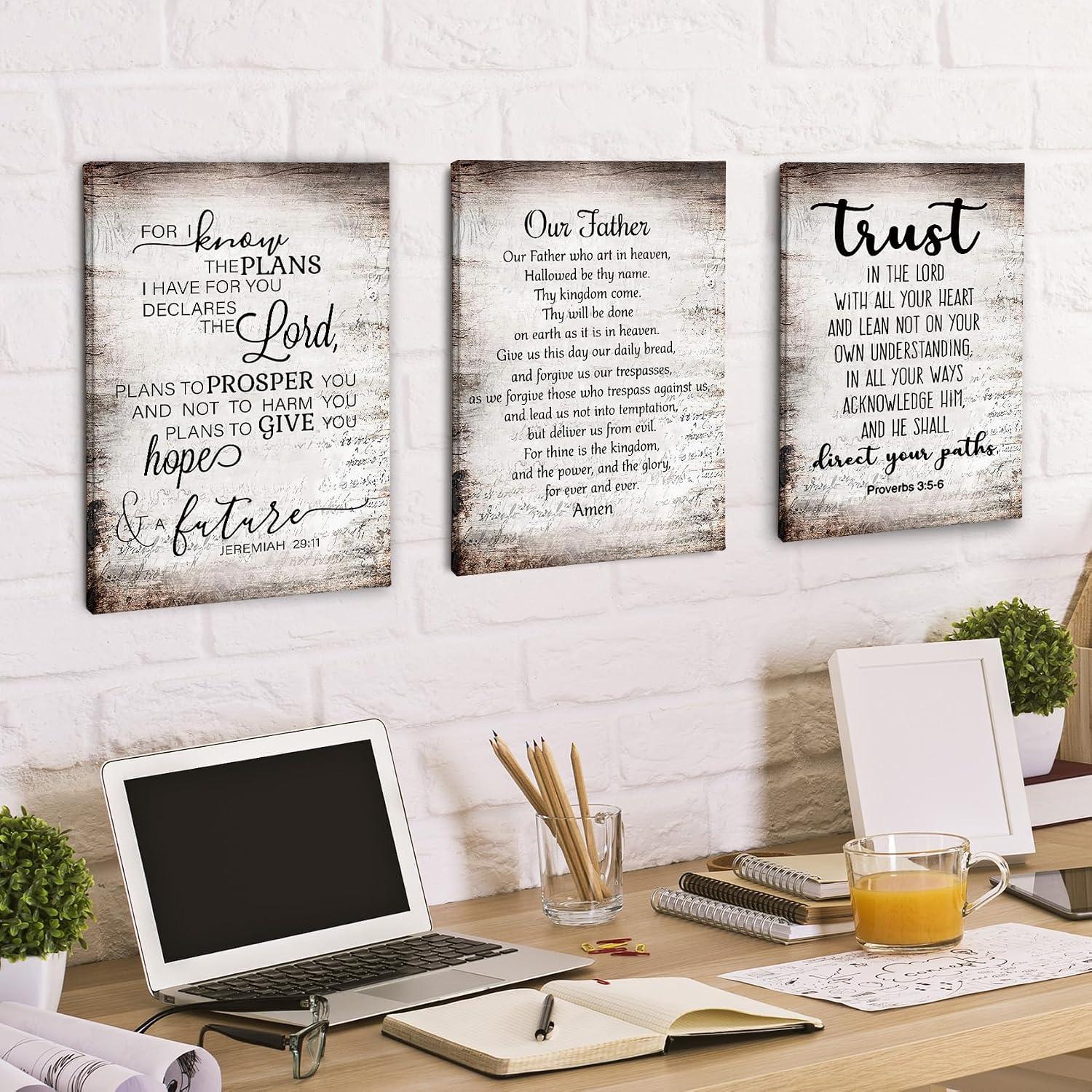 Our Review of ⁢PHAMTE Christian ‌Wall​ Art: Inspiring and Easy to Hang