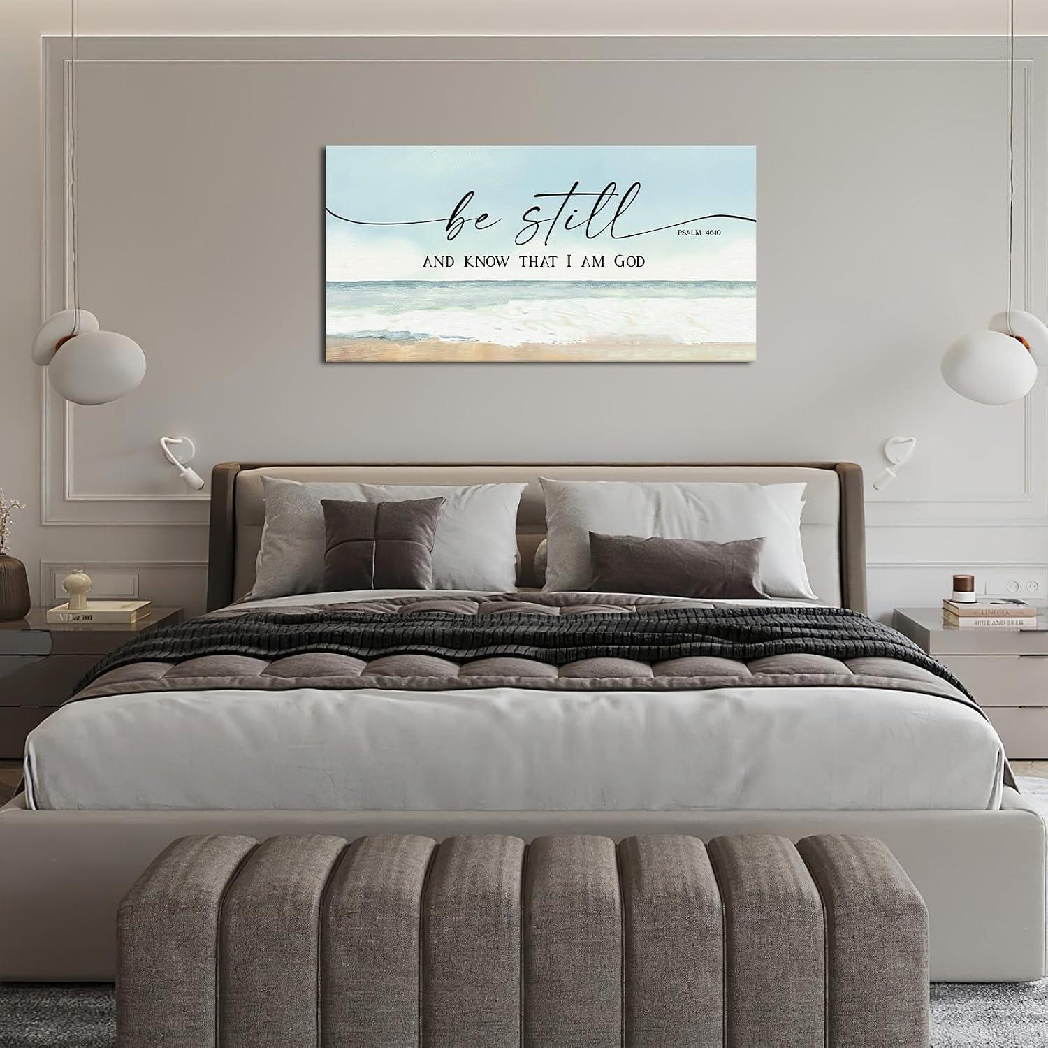 Our Review of‌ Large “Be Still and Know” Christian Wall Art⁣ Canvas
