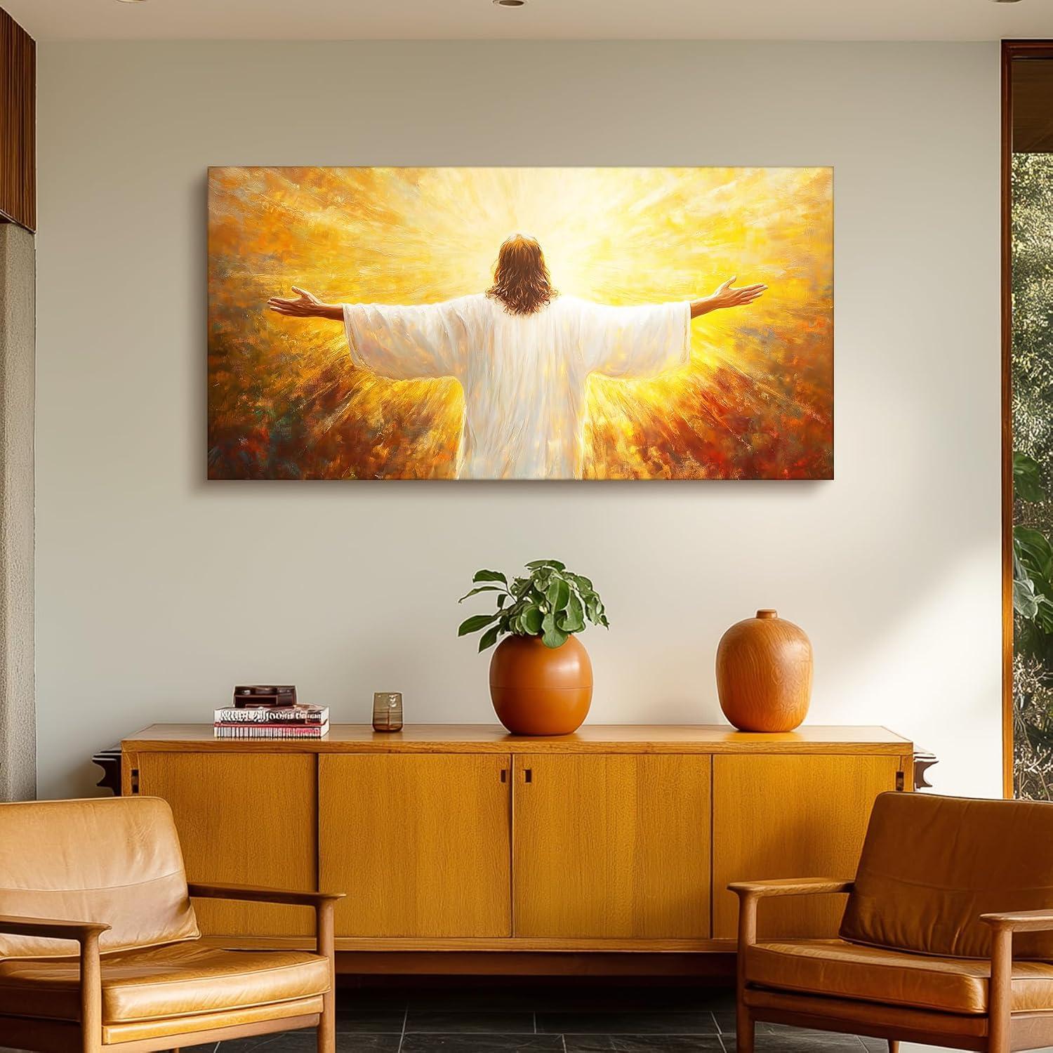 our Review: SERIMINO Christian Jesus Canvas Art’s Beauty & Quality