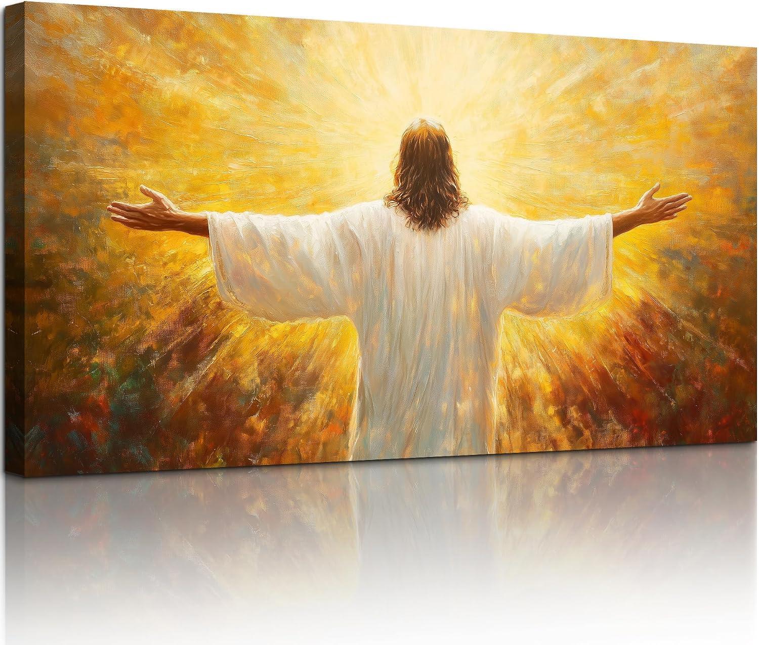 our Review: SERIMINO Christian Jesus Canvas Art’s Beauty & Quality