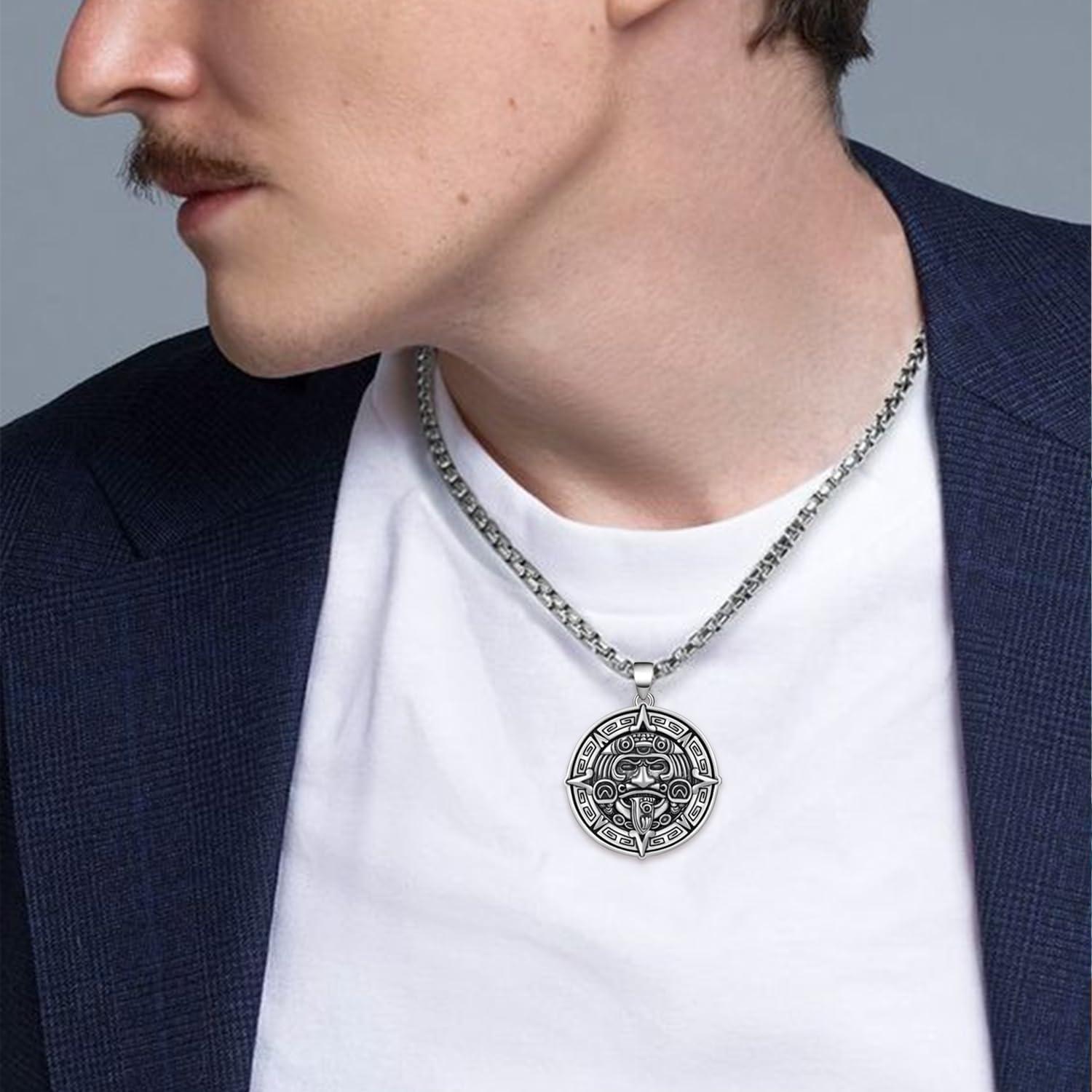 Our Honest Review: Aztec Mayan Calendar Sterling Silver Necklace