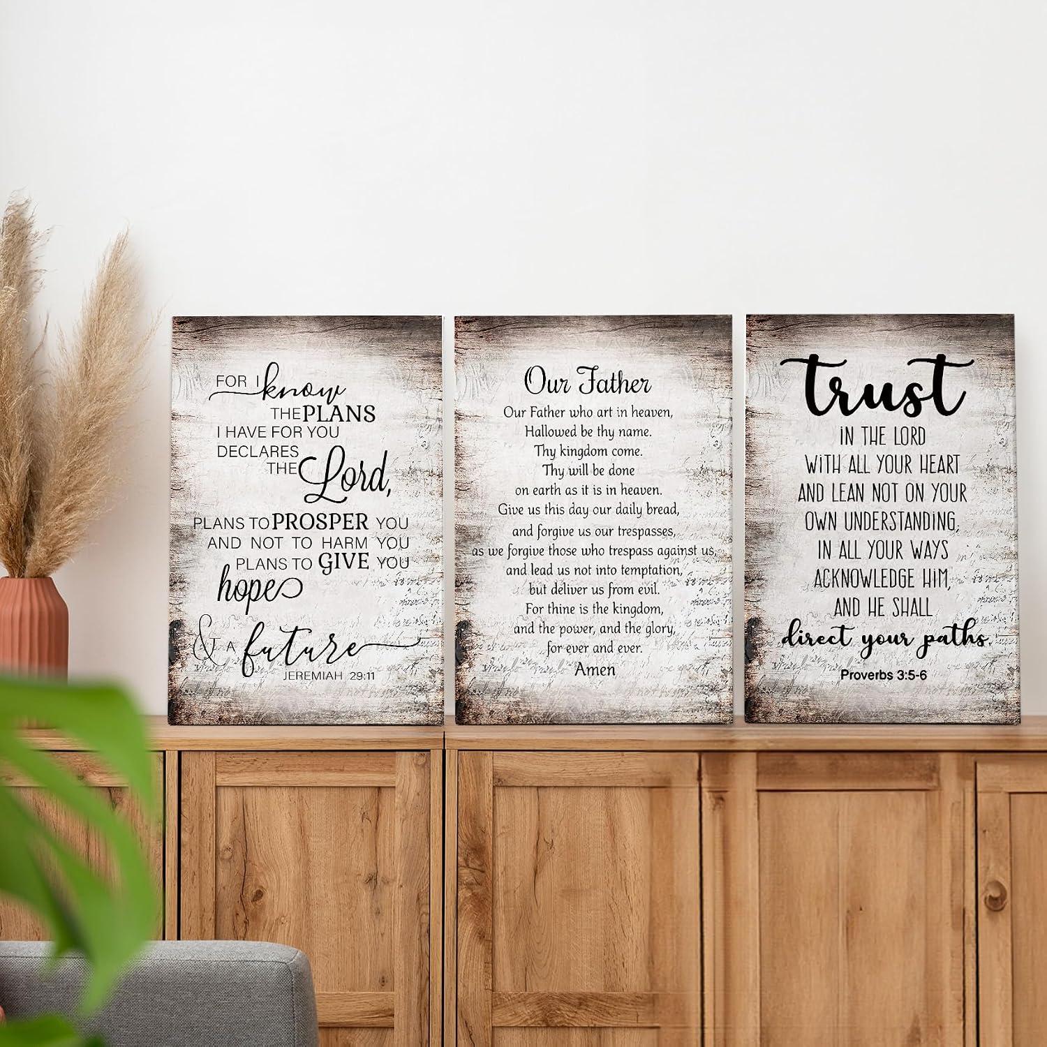 Our Review of PHAMTE Christian Wall Art: Inspiring and Easy to Hang