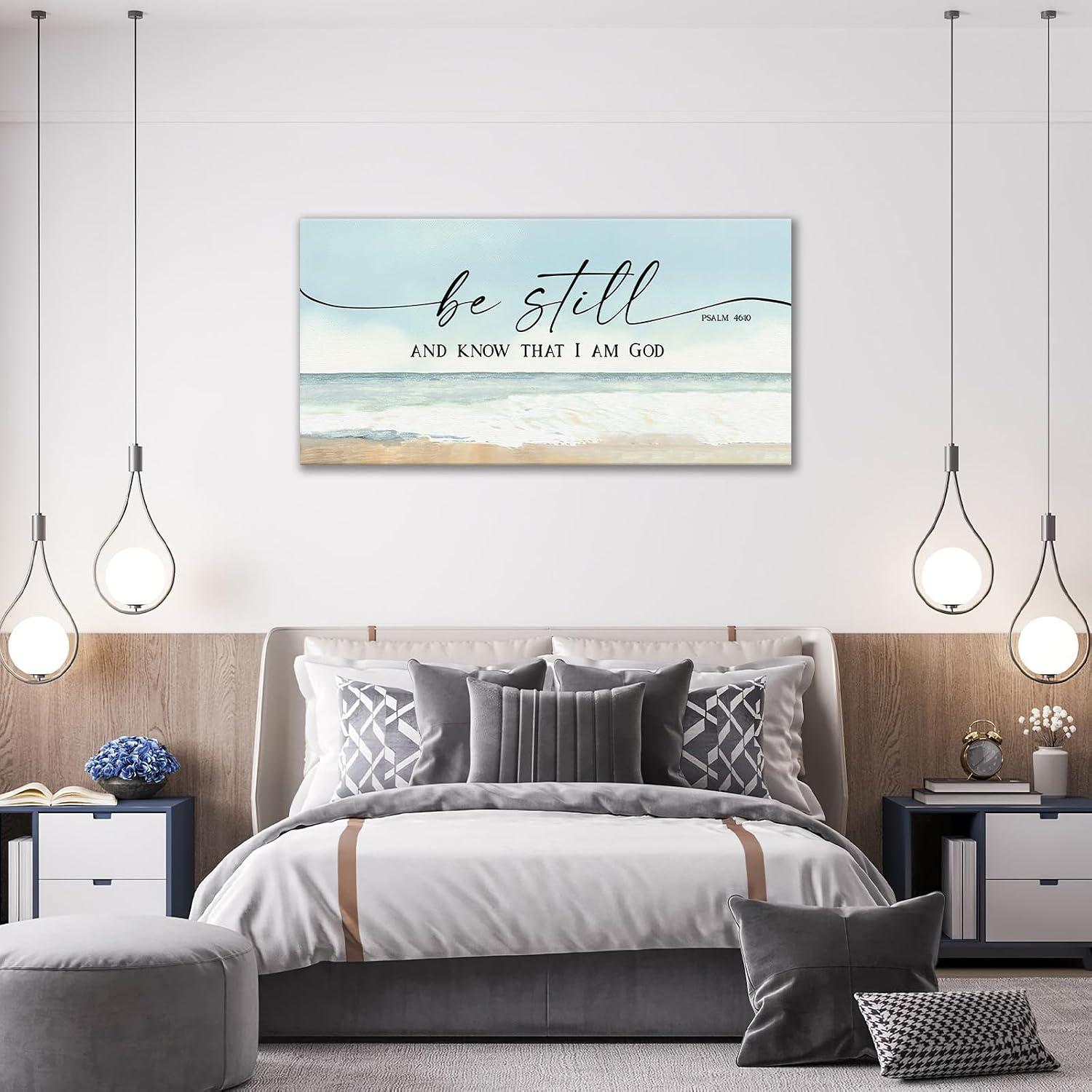Our ⁢Review of Large “Be Still and Know” Christian Wall Art Canvas