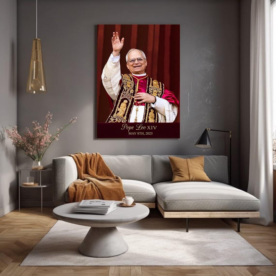 Our Thoughts ⁤on the Vintage Pope Leo XIV ‍Religious‍ Wall ​Art