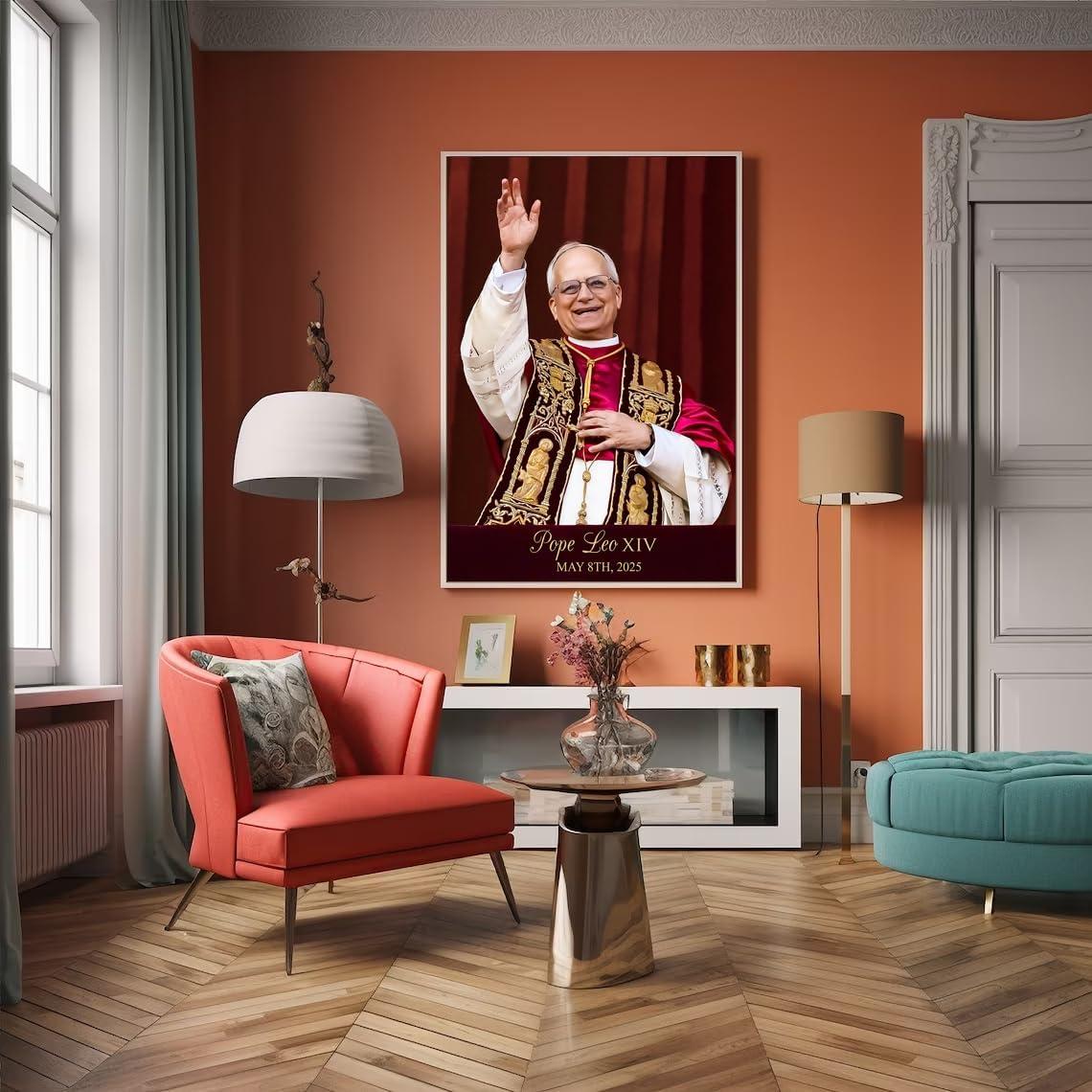 Our Thoughts on the⁤ Vintage Pope Leo XIV⁤ Religious Wall Art