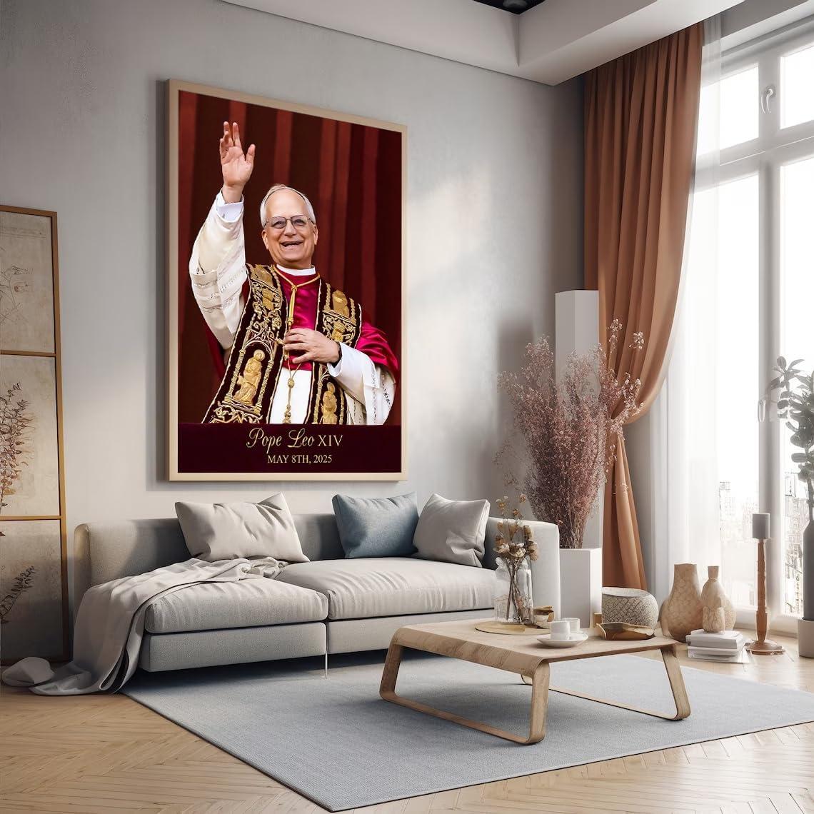 Our Thoughts on the Vintage Pope Leo ⁤XIV Religious Wall Art