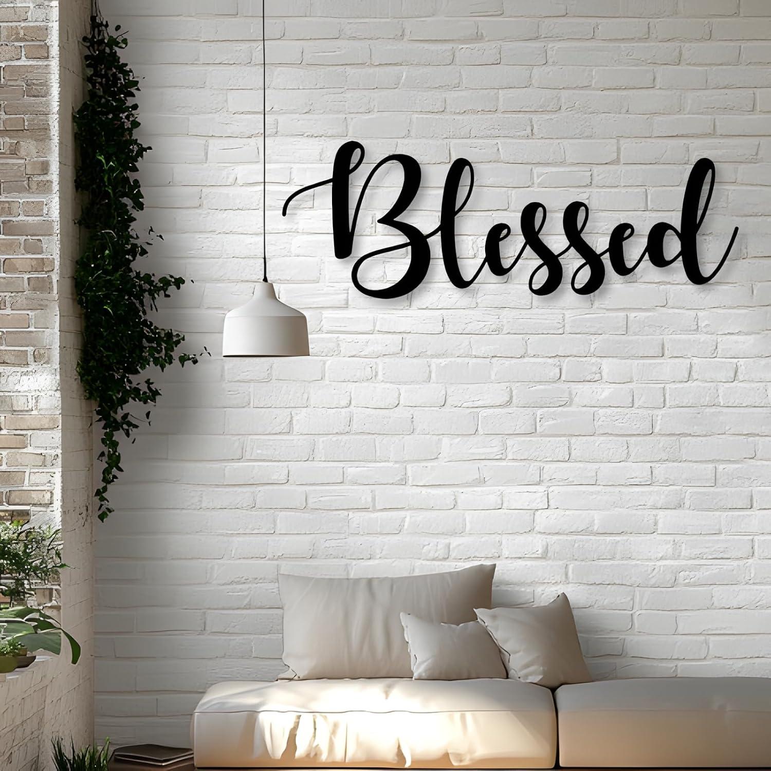 Why we Love the Kuestboy Blessed Metal Wall art decor
