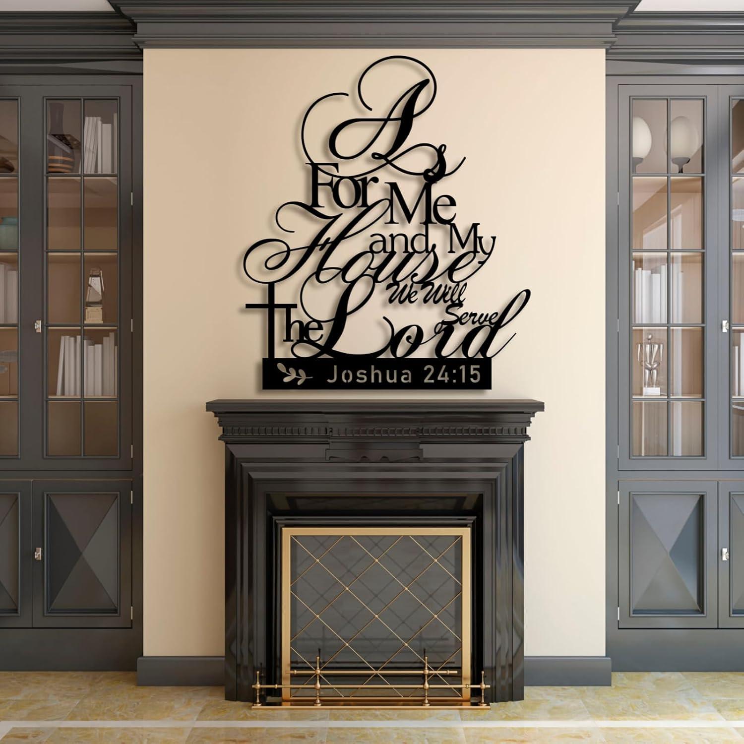 Why We Love​ the “As for me and My House” Metal Wall Art