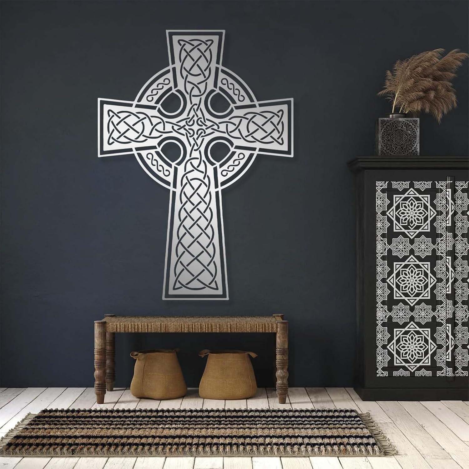 Our Review: Kewhush Celtic​ Cross⁤ Metal Wall Art for Home decor