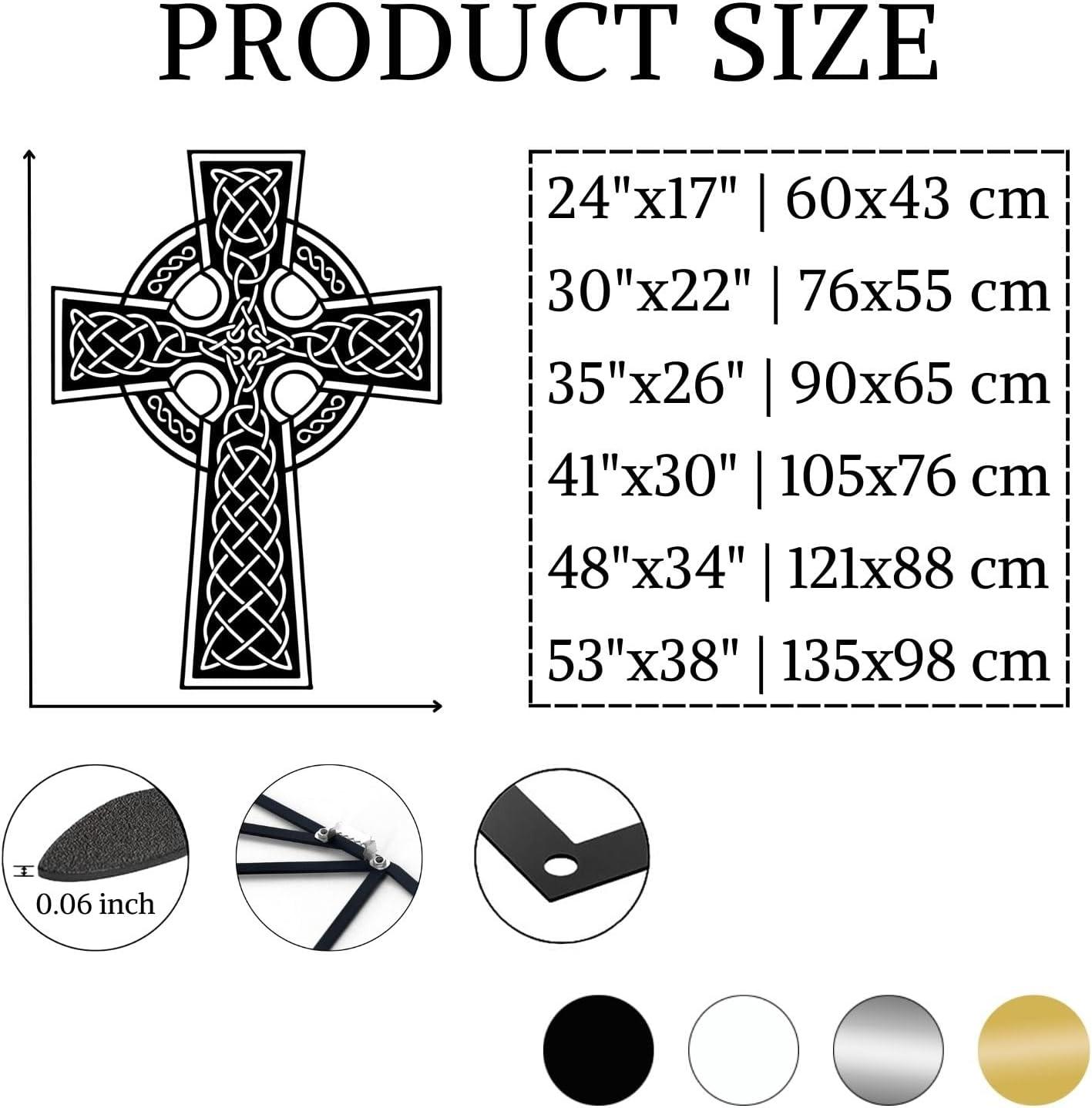 Our Review: Kewhush ‍Celtic Cross Metal Wall ⁢Art for Home Decor