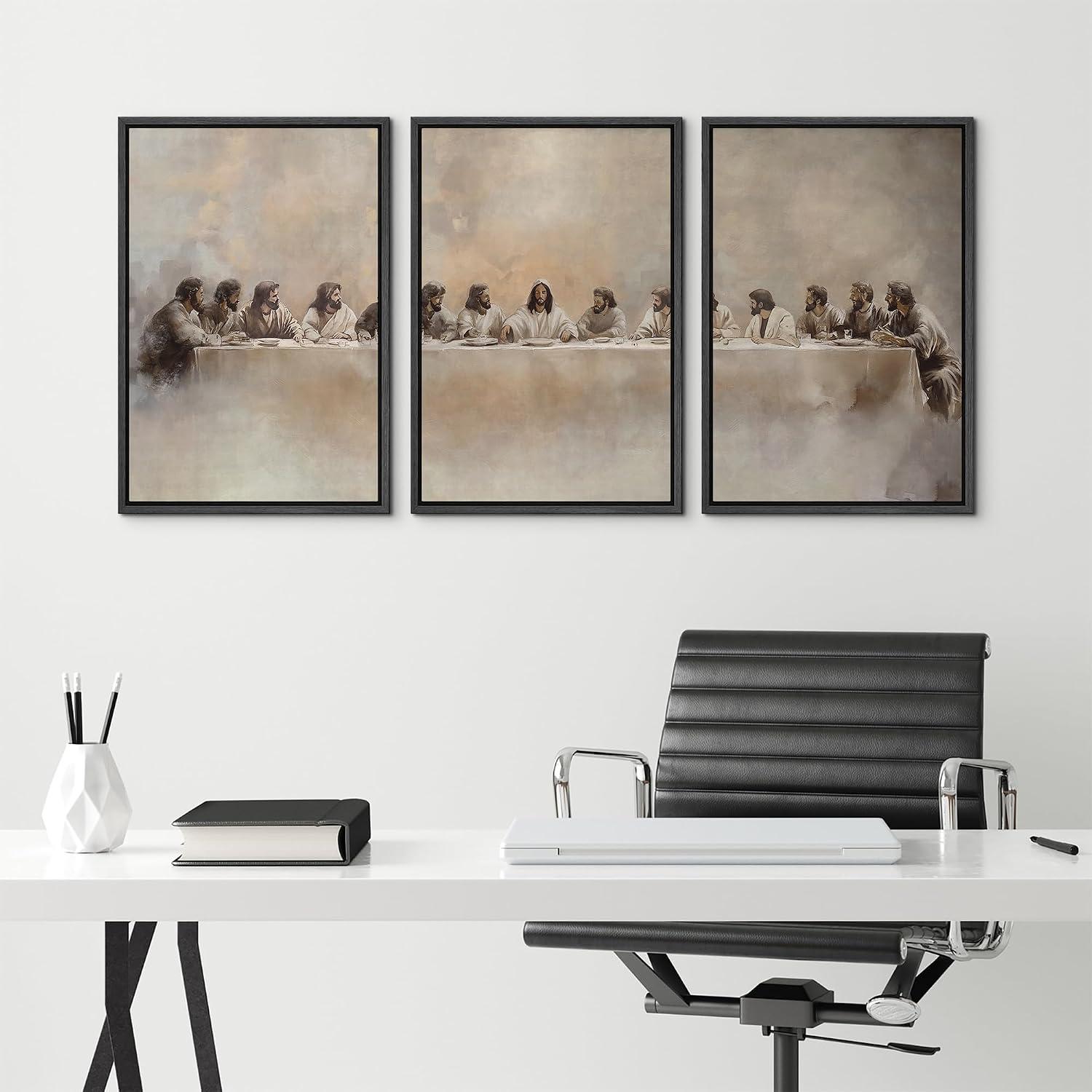 Our⁣ review of IDEA4WALL’s⁣ Classic​ Religious ⁣Framed Canvas Set