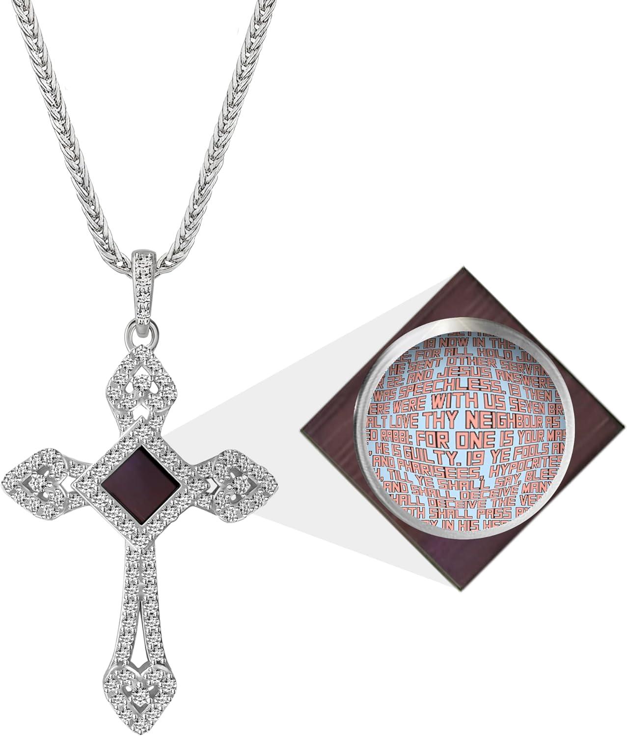 Exploring the Cross Necklace Nano Bible: Our Faith Meets Technology