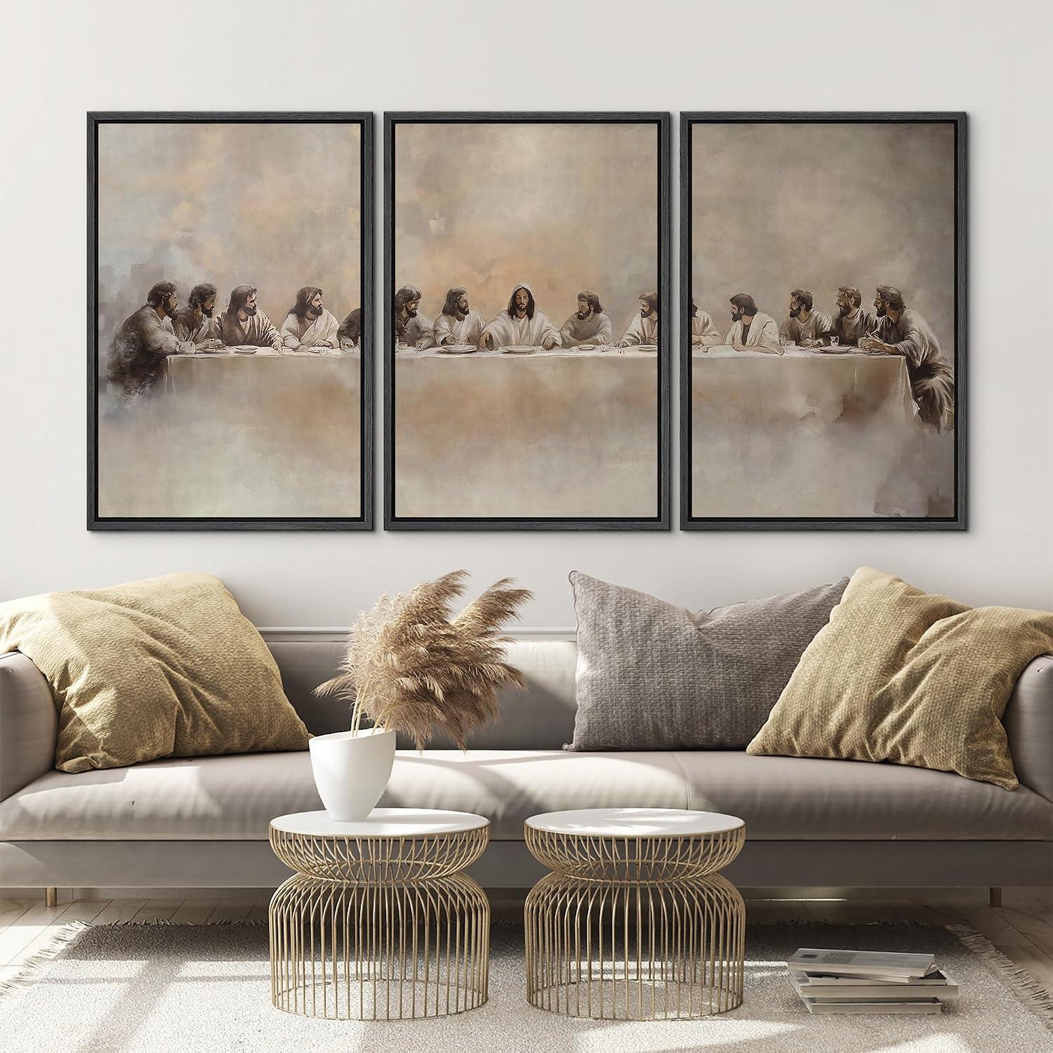 Our Review of IDEA4WALL’s Classic Religious Framed Canvas⁣ Set
