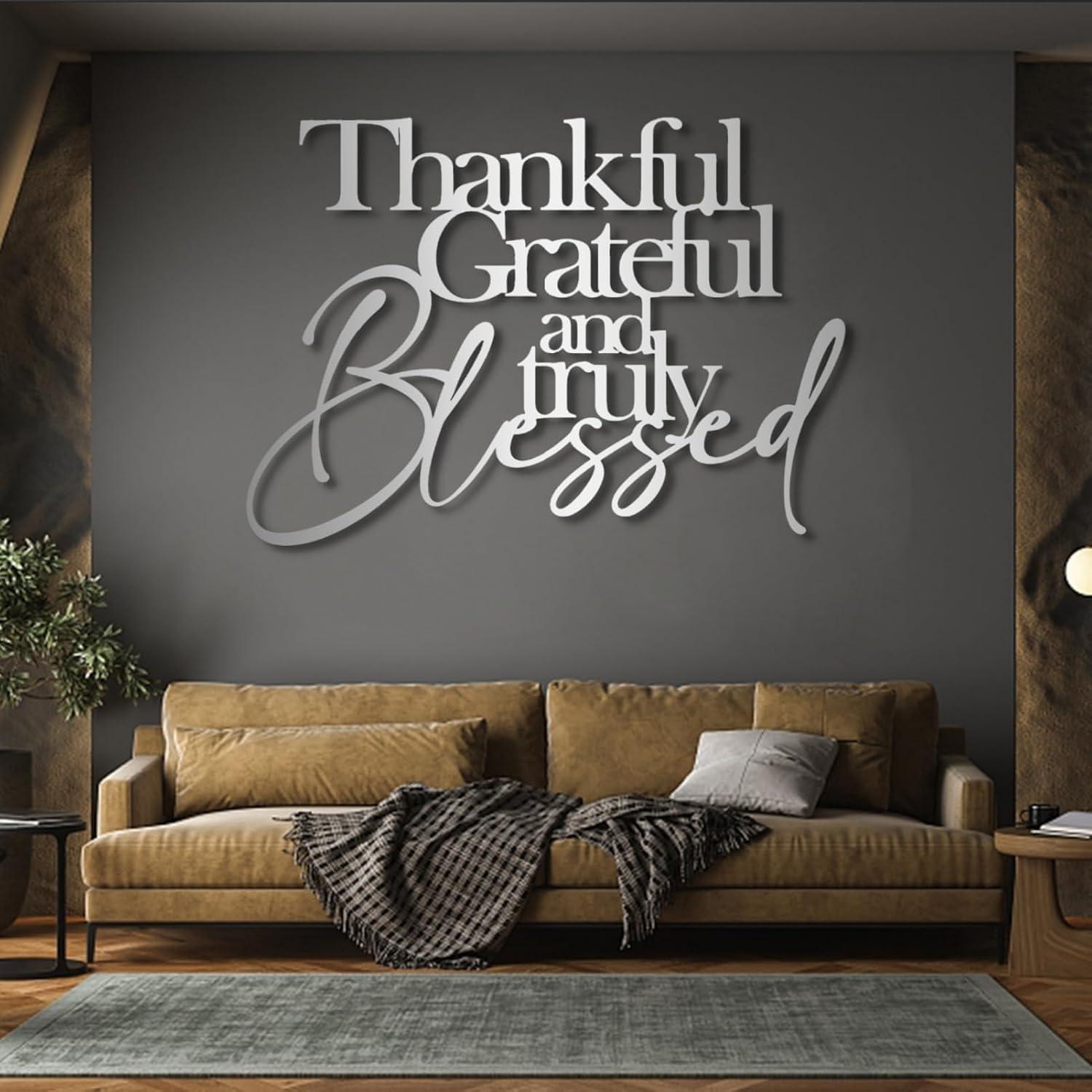 Our‍ Review of Yemwot's Thankful,Grateful & Blessed Metal Wall ‌Decor