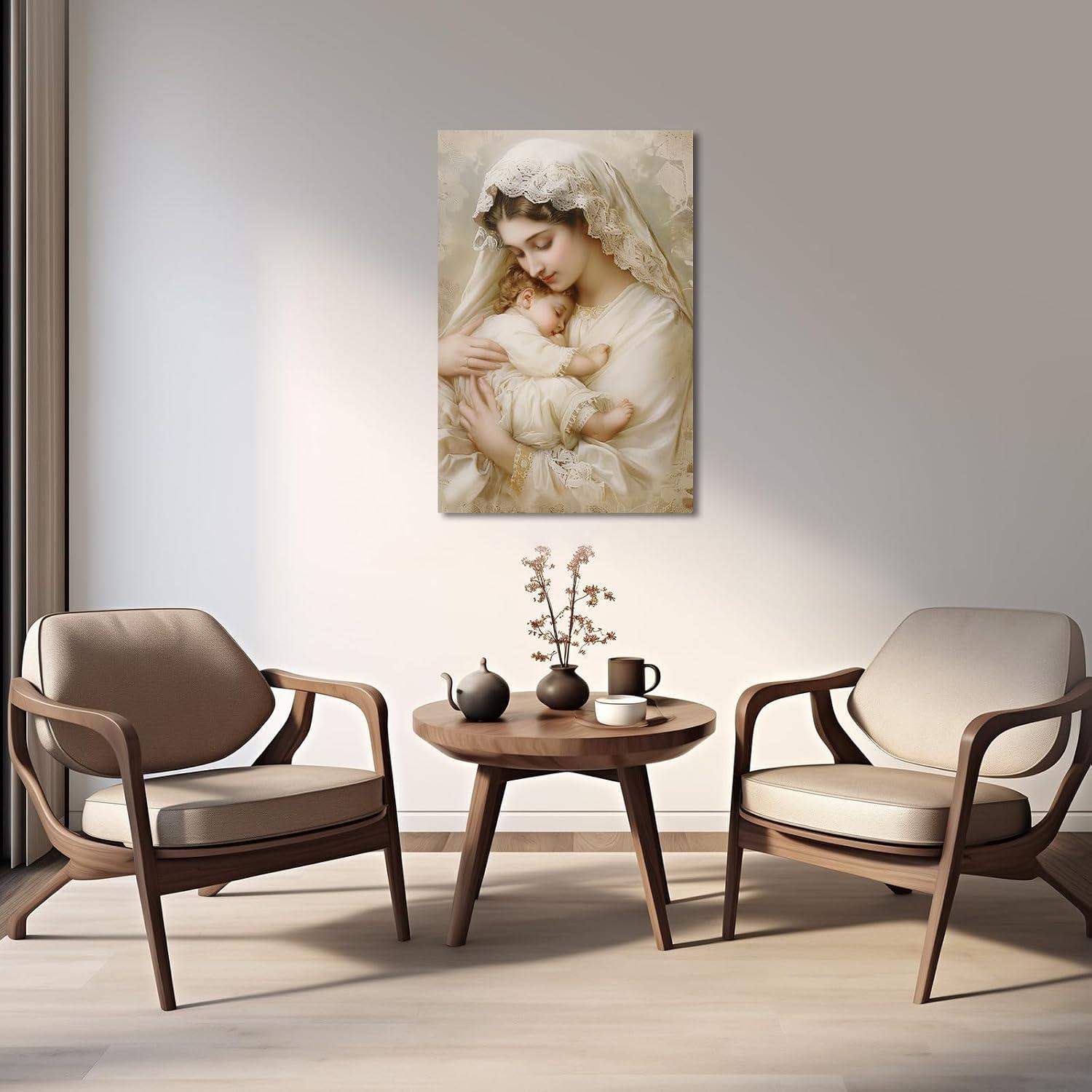 Our Thoughtful⁤ Review of ZHOUWALLPIC Virgin Mary canvas Art