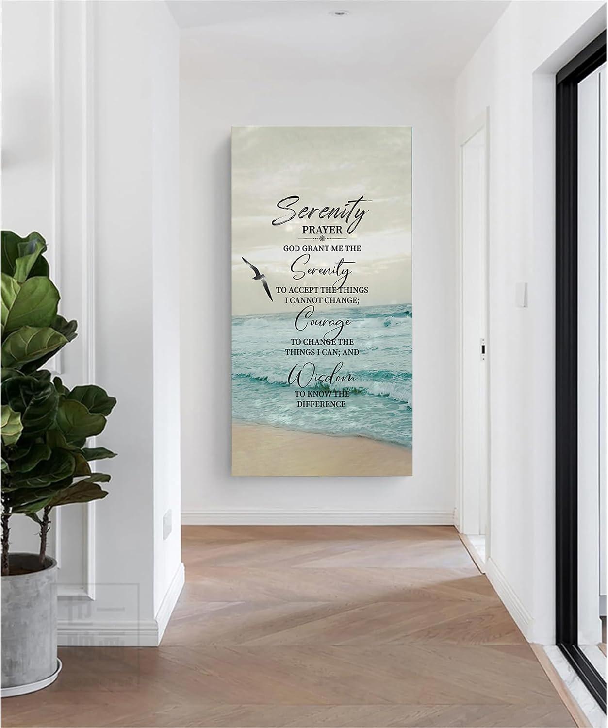 Why We Love the MountFlow Serenity Prayer‌ canvas Wall ‍Art