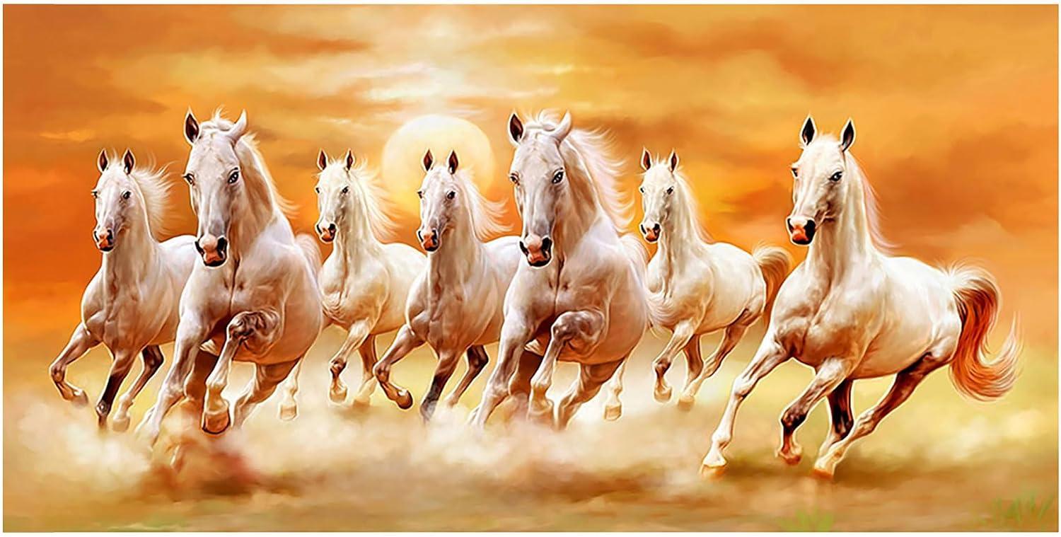 Our Review of Art Factory's seven horse Vaastu Canvas Painting Roll