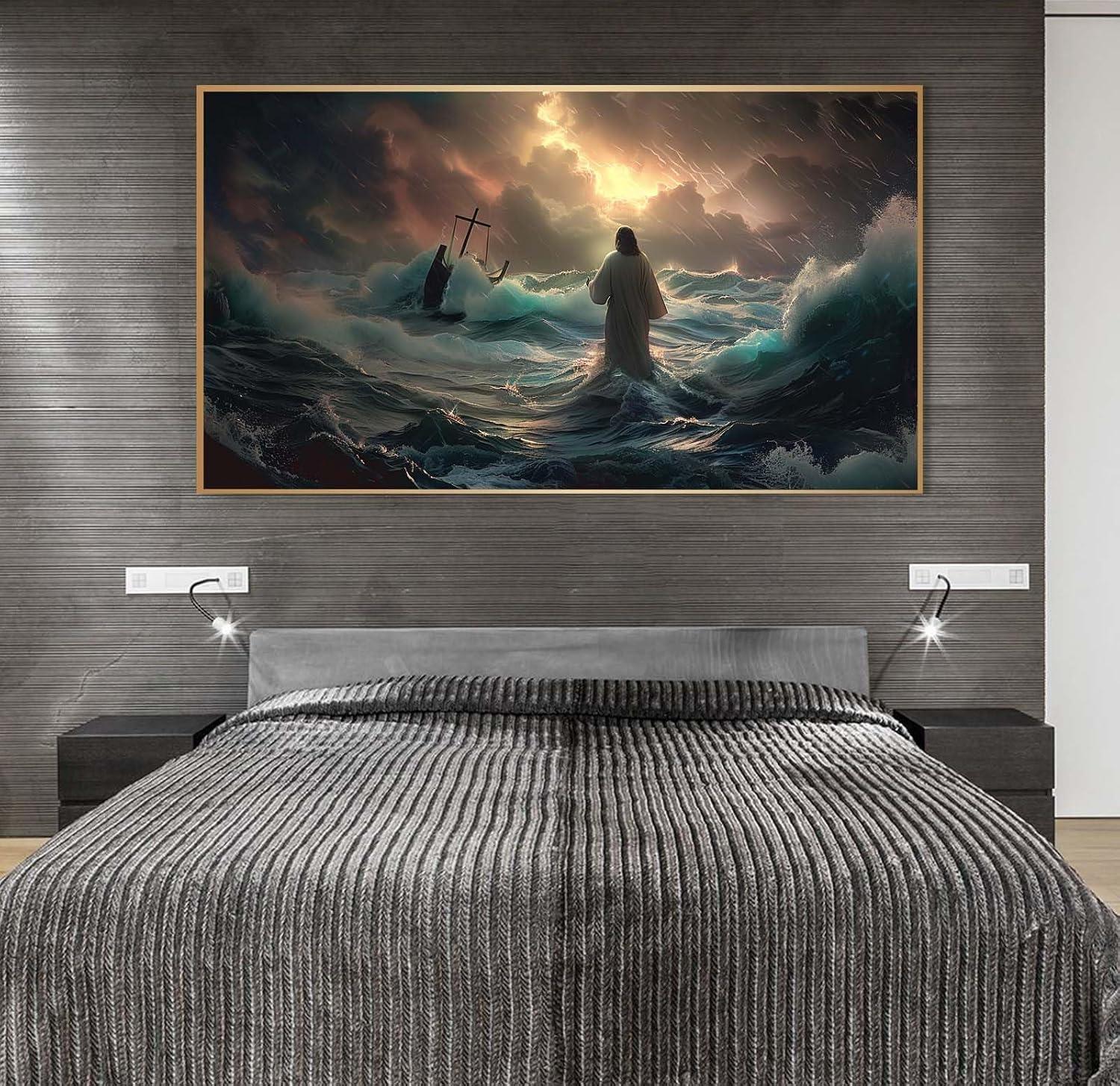 Our Review: Jesus Walking on Water⁤ Canvas Wall ⁤Art for Any Room