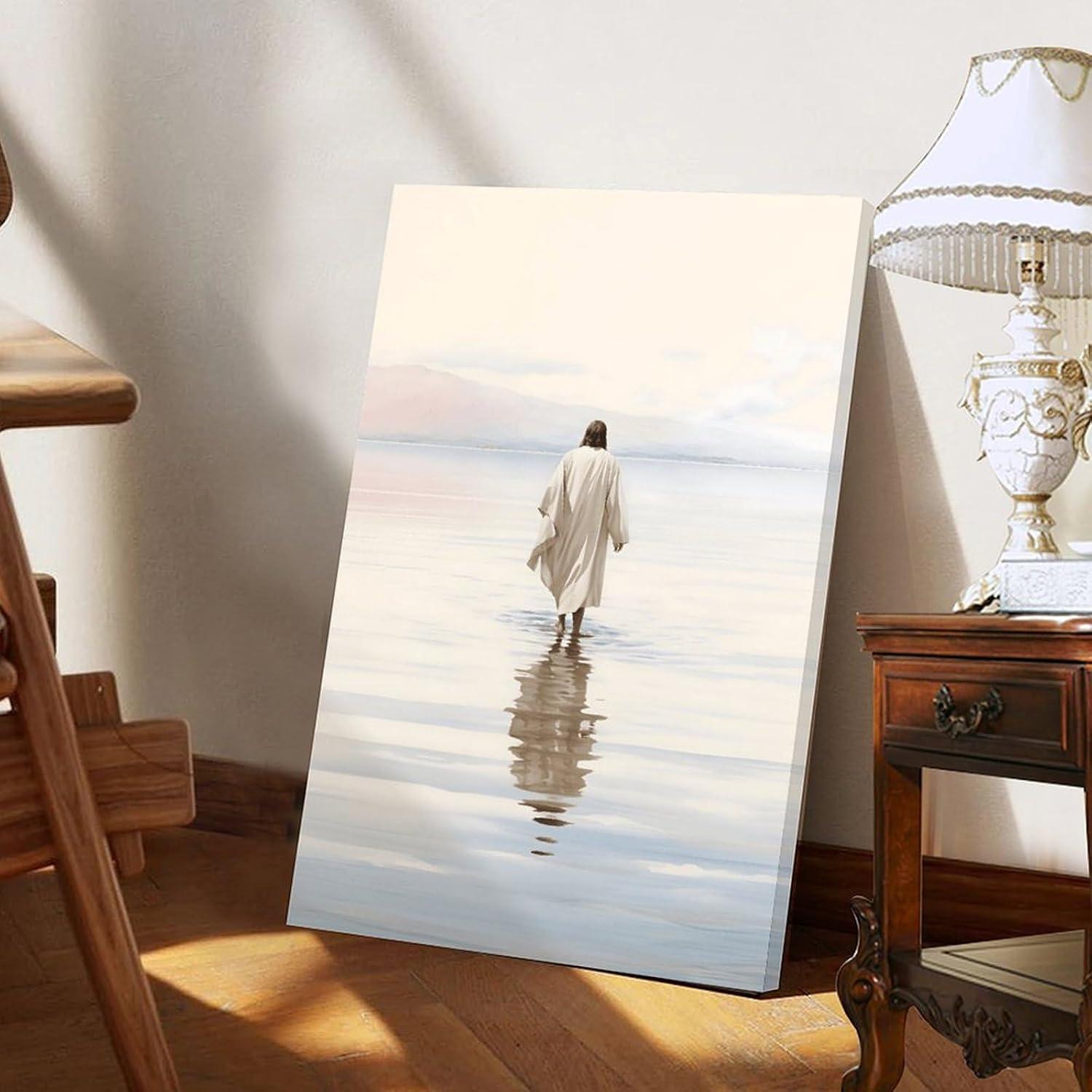 Why We Love the KERAXL Jesus Canvas for Our Home Decor