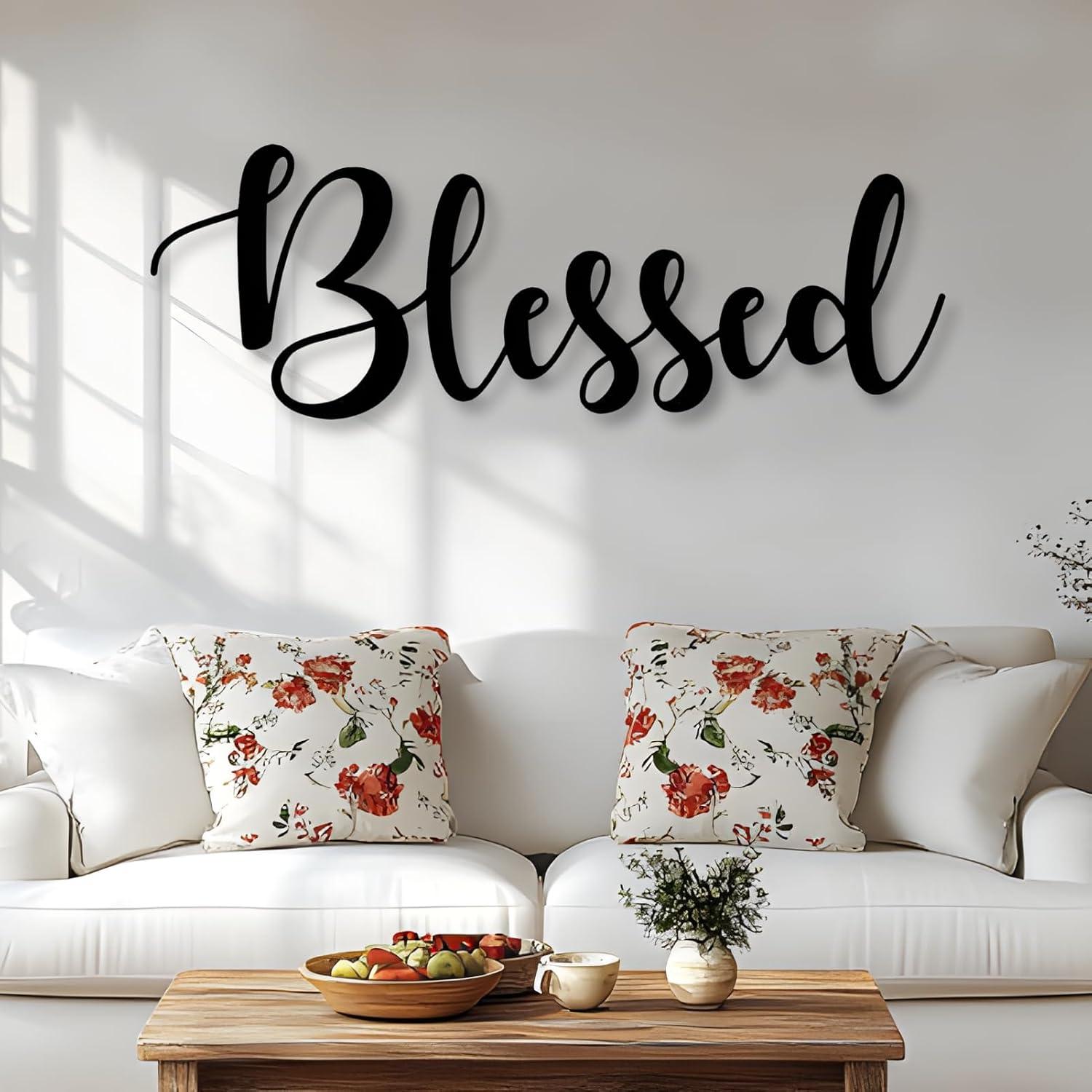 Why We Love the Kuestboy blessed Metal Wall Art Decor