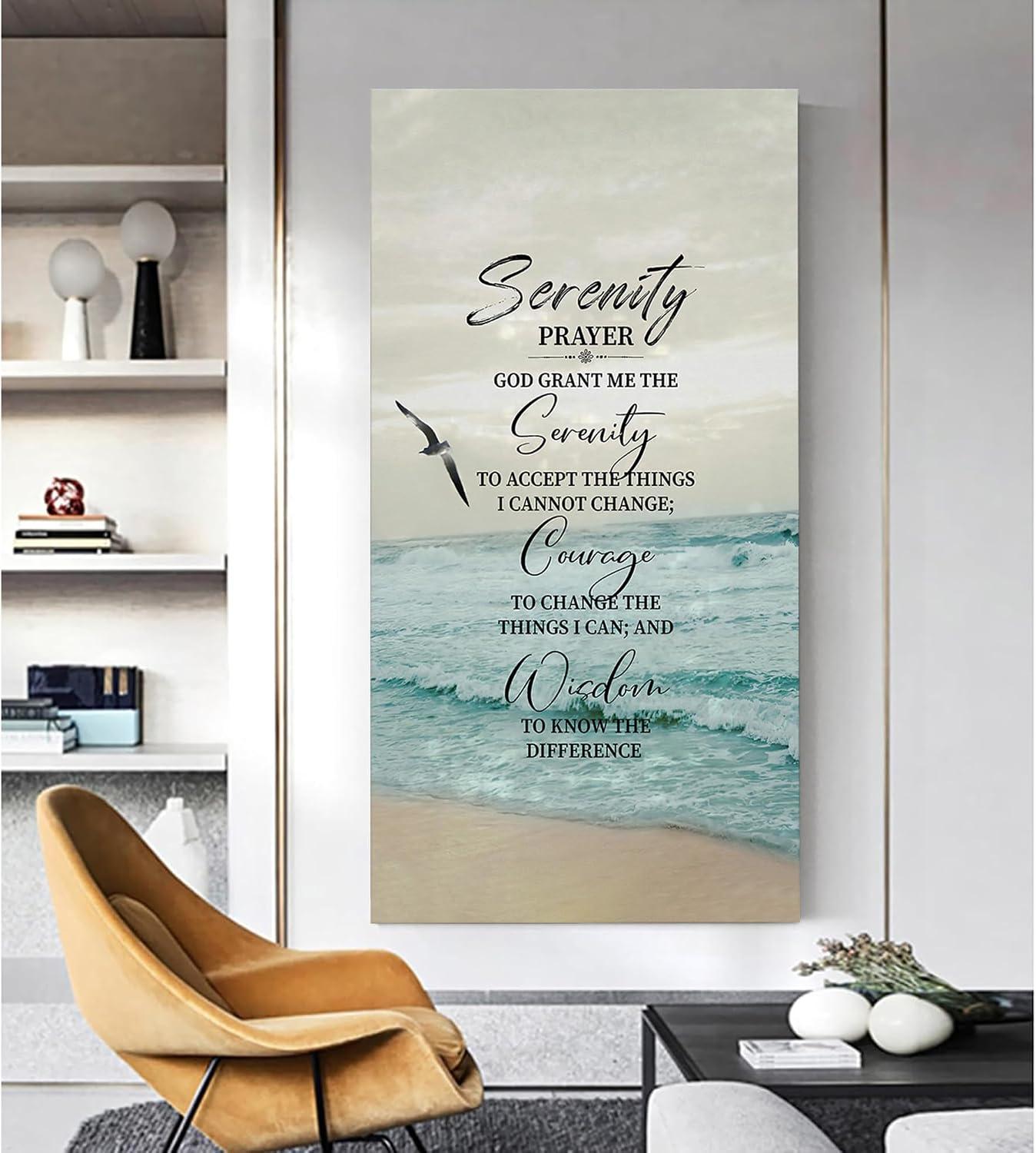 Why⁤ We Love the mountflow Serenity Prayer Canvas Wall⁤ Art