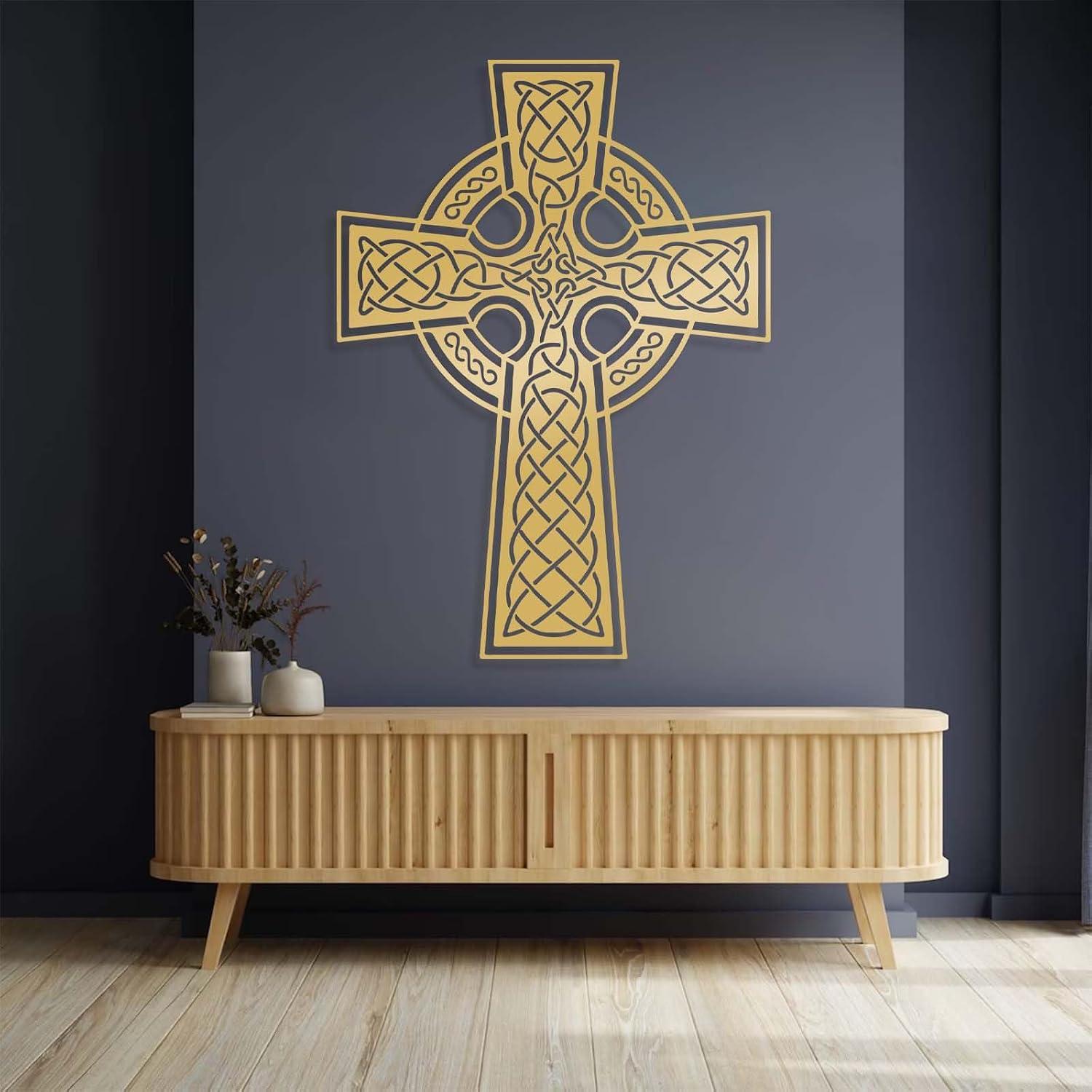 Our Review: Kewhush celtic Cross Metal Wall Art ⁣for Home decor