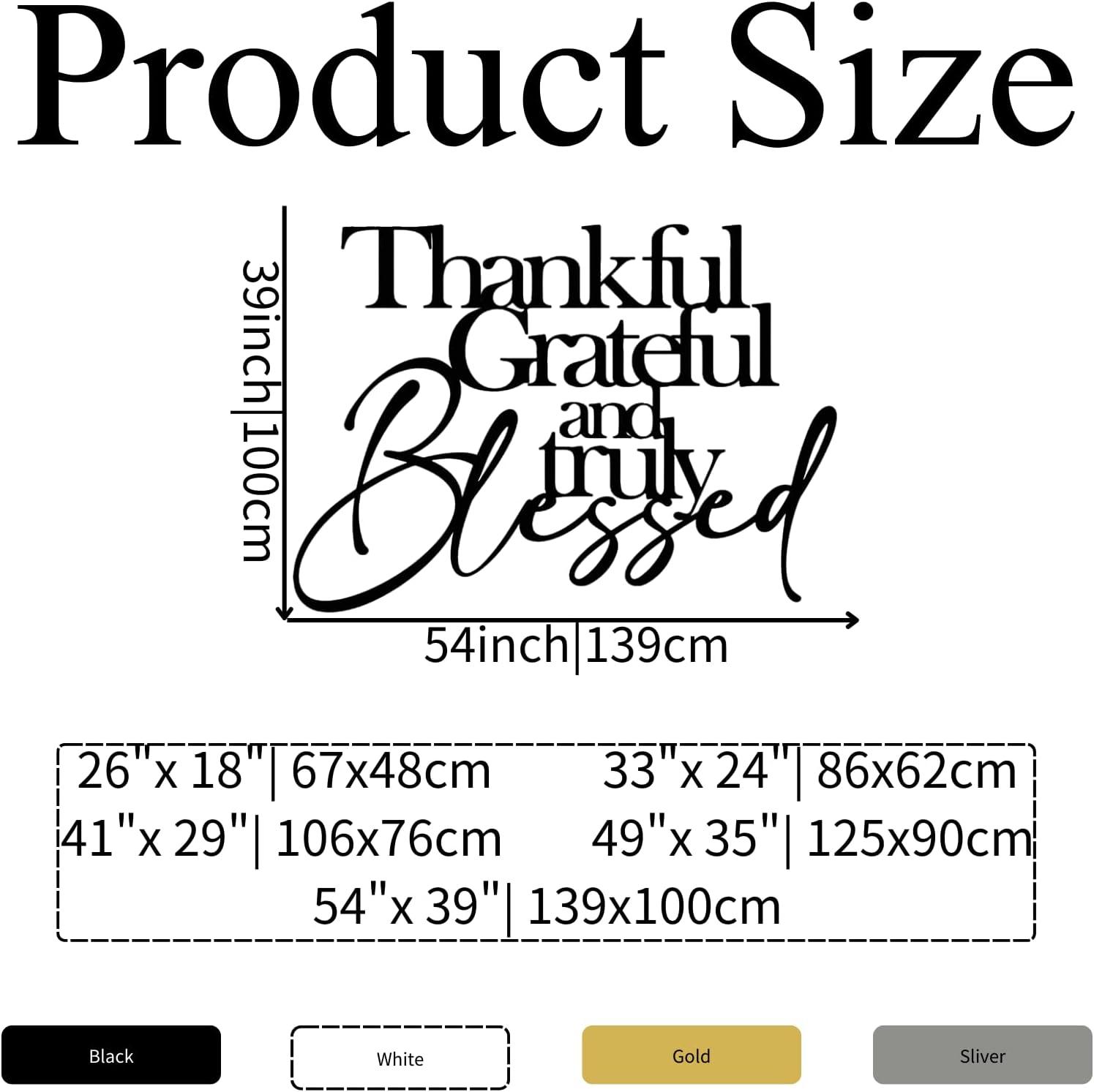 Our ⁤Review of Yemwot's Thankful, grateful & Blessed⁤ Metal Wall Decor