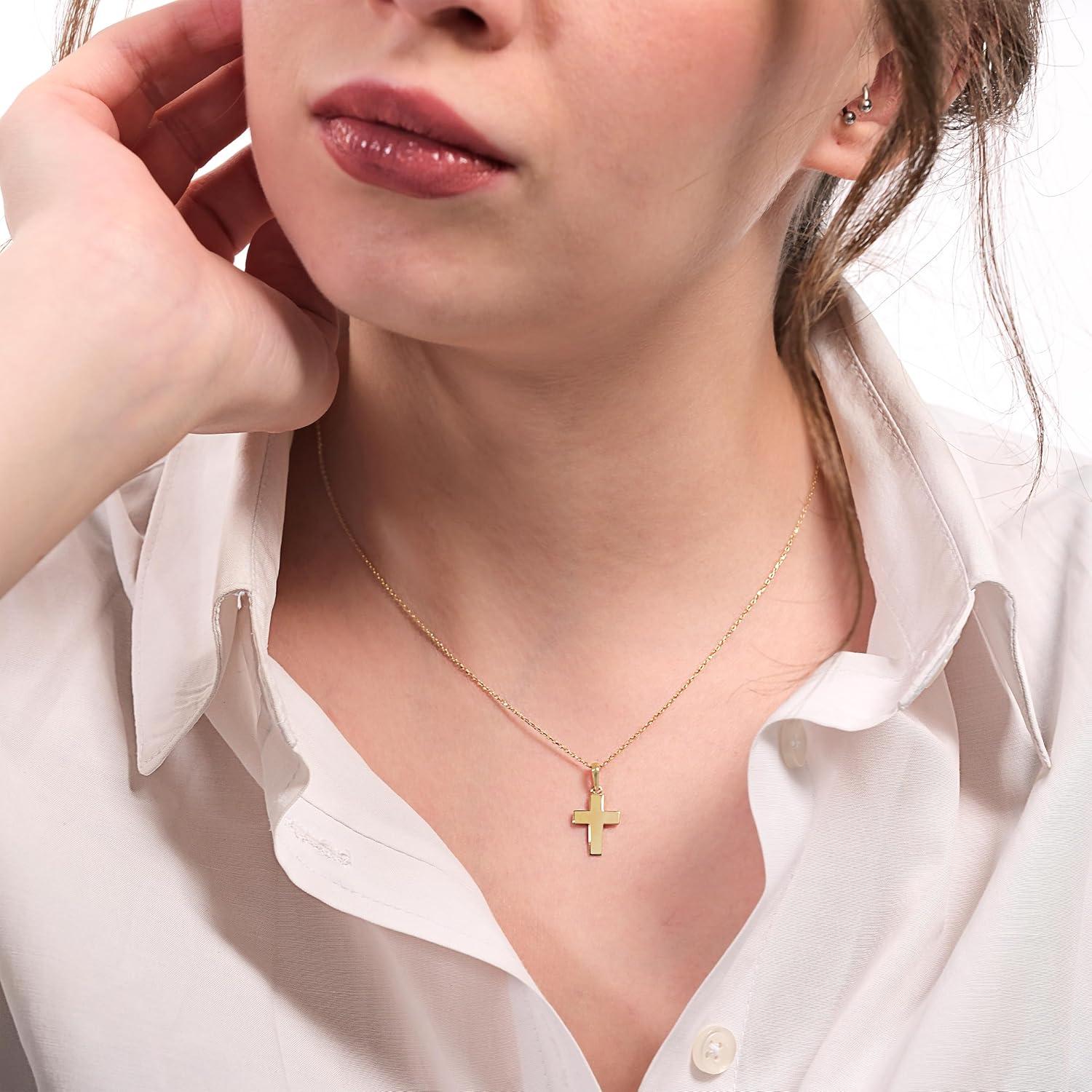 Our Honest ​Review: MIONZA 14K​ Gold Plated⁤ Cross necklace for Women